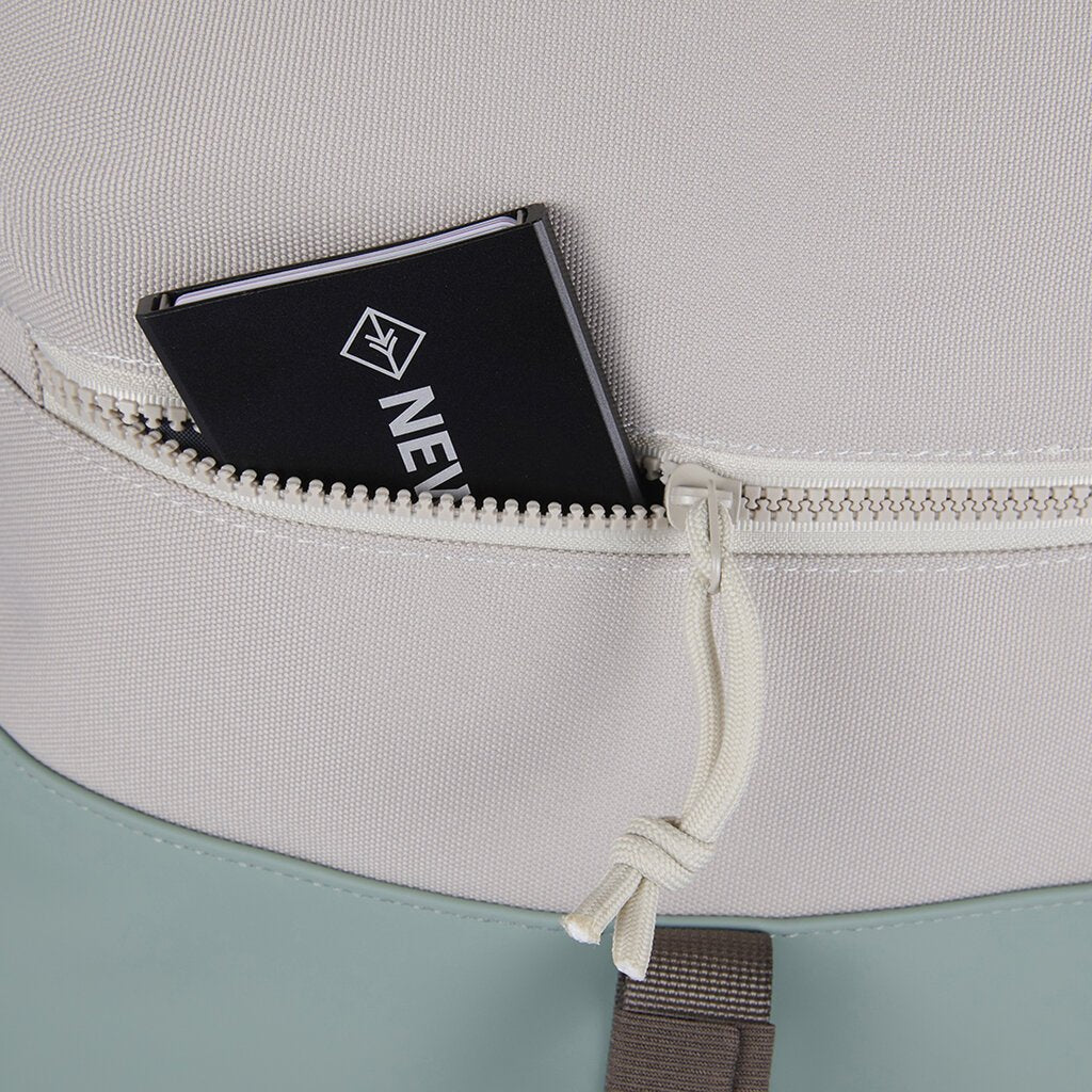 Water-repellent backpack 'Mart' mini 7L sage green/beige