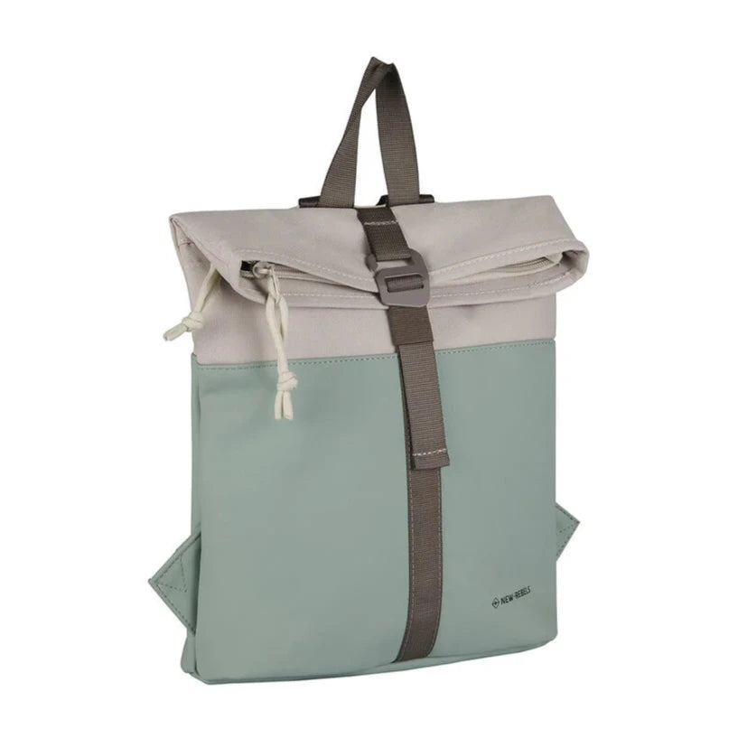 Water-repellent backpack 'Mart' mini 7L sage green/beige