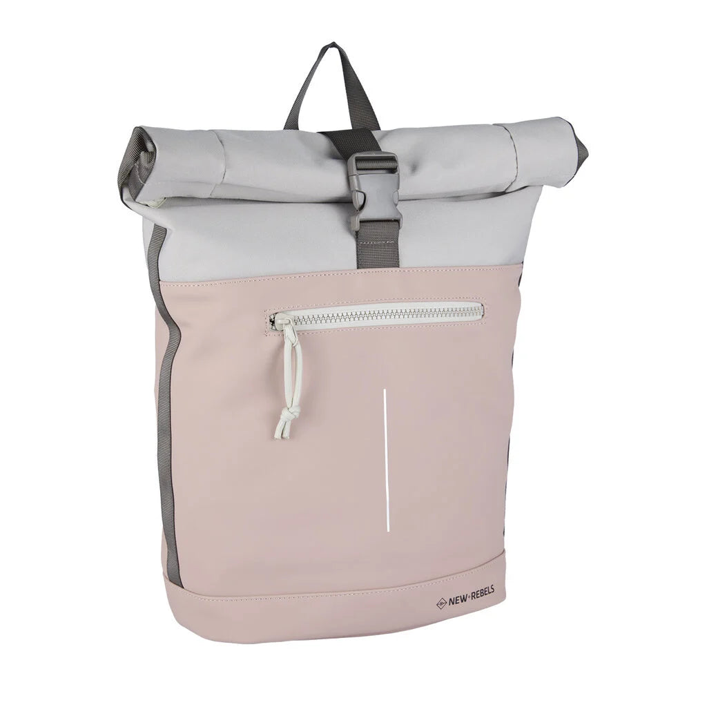 Waterproof backpack 'Mart' pink/beige 16L