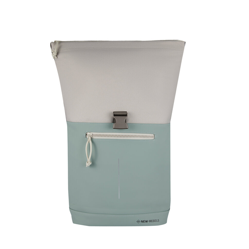 Waterafstotende rugzak 'Mart' salie groen/beige 16L
