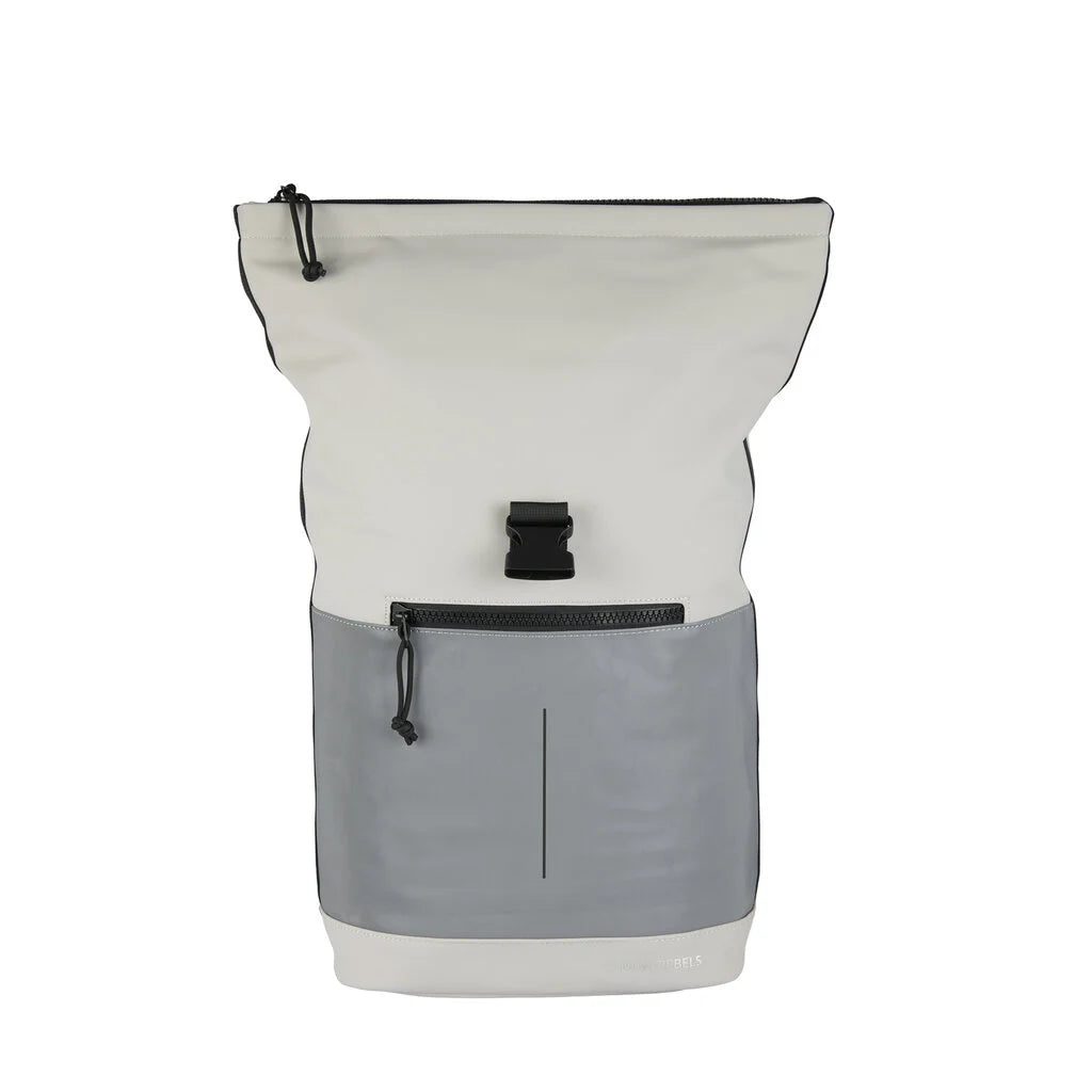 Waterafstotende rugzak 'Mart' lichtgrijs/reflectief 16L