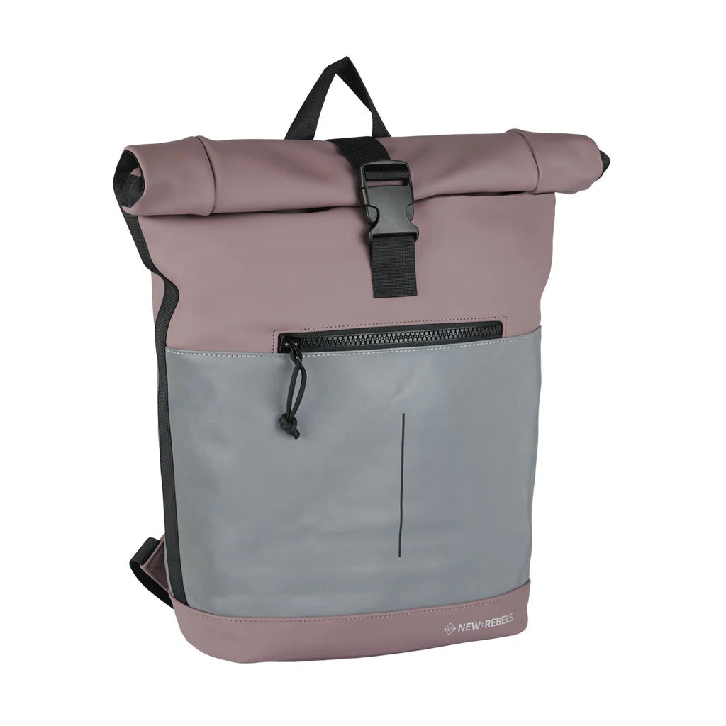Waterafstotende rugzak 'Mart' paars/reflectief 16L