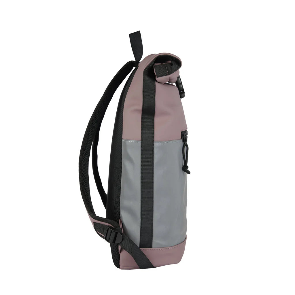 Waterafstotende rugzak 'Mart' paars/reflectief 16L