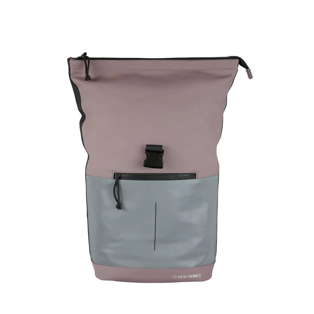Waterafstotende rugzak 'Mart' paars/reflectief 16L