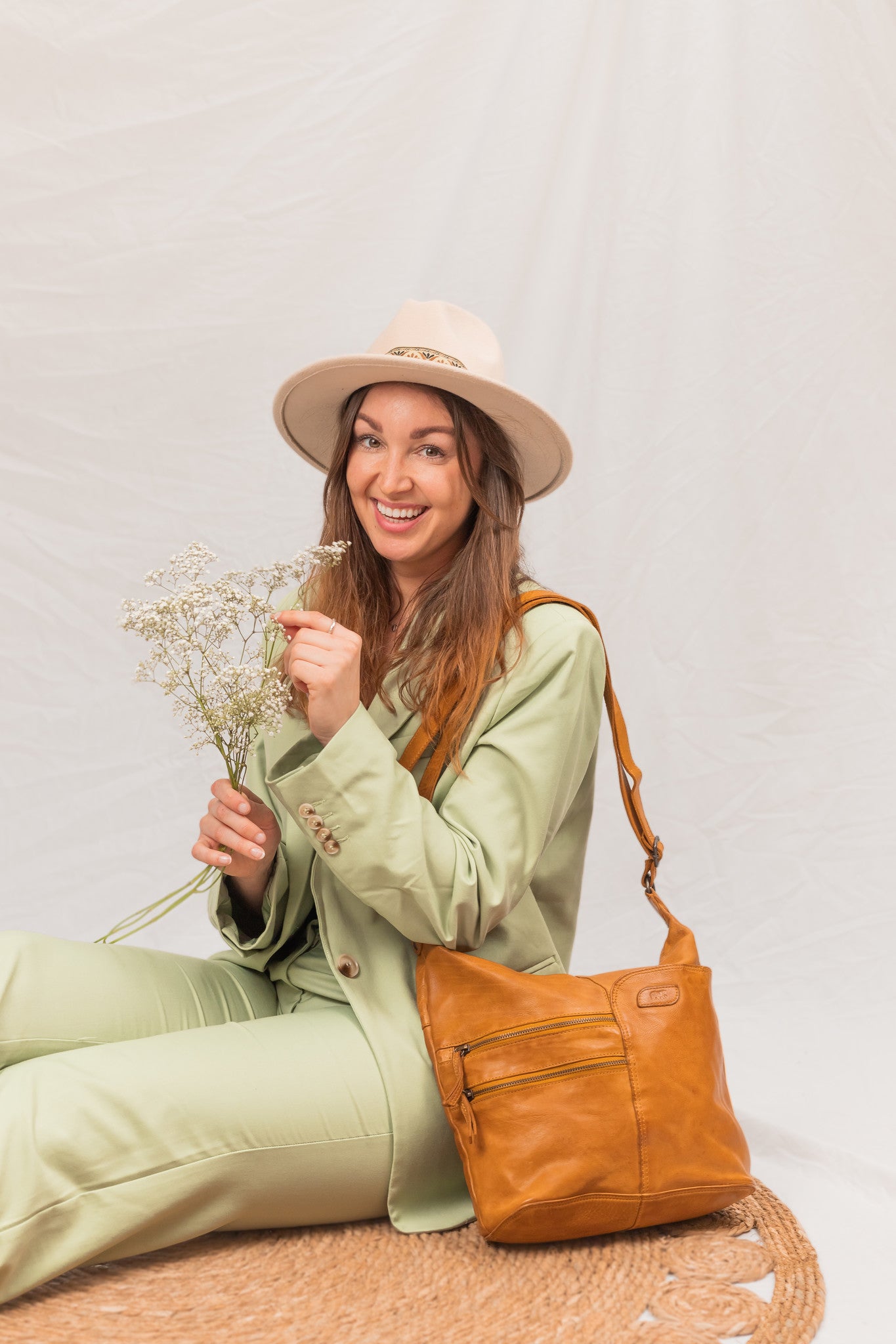 Shoulder bag 'Frieda' yellow