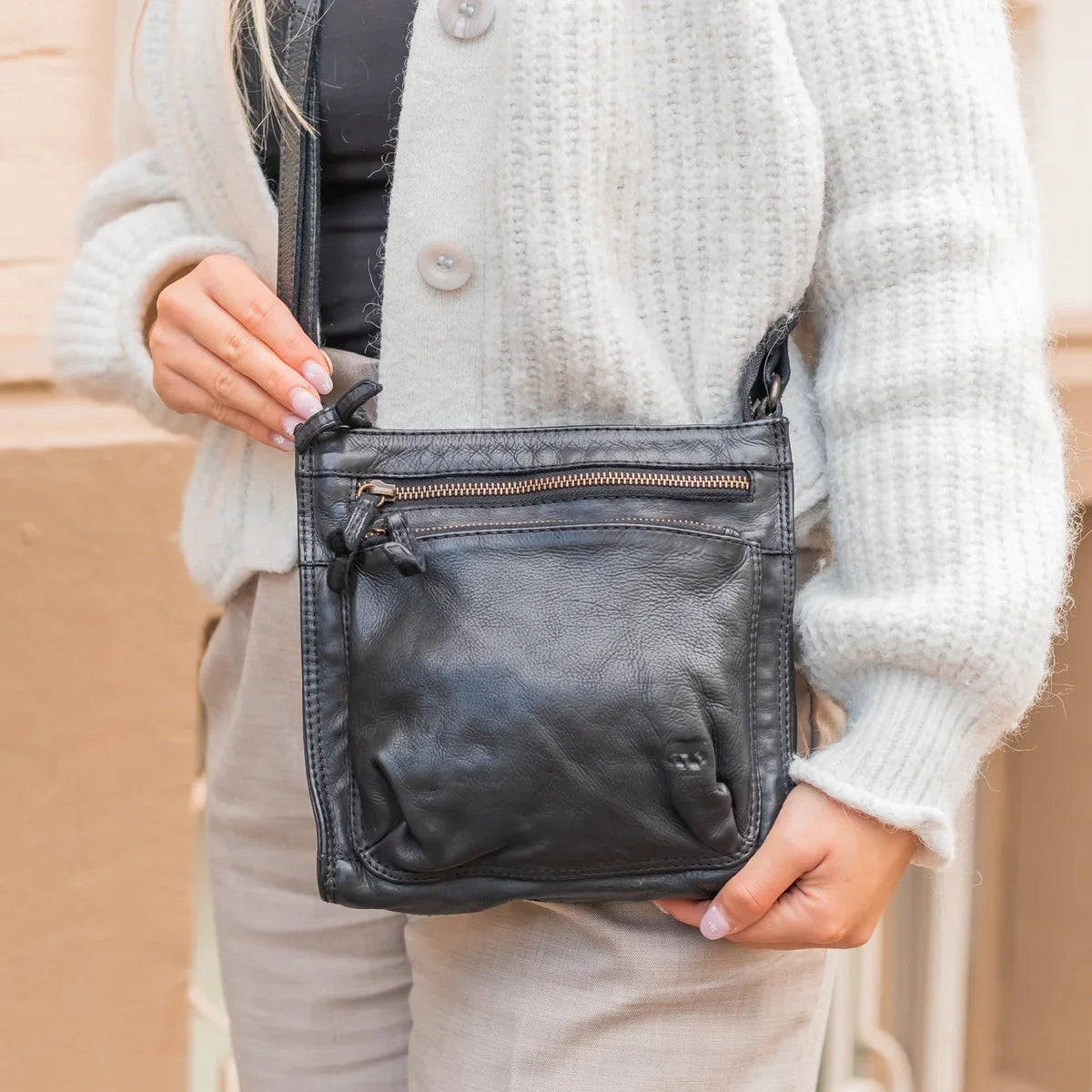 Shoulder bag 'Davita' merlot