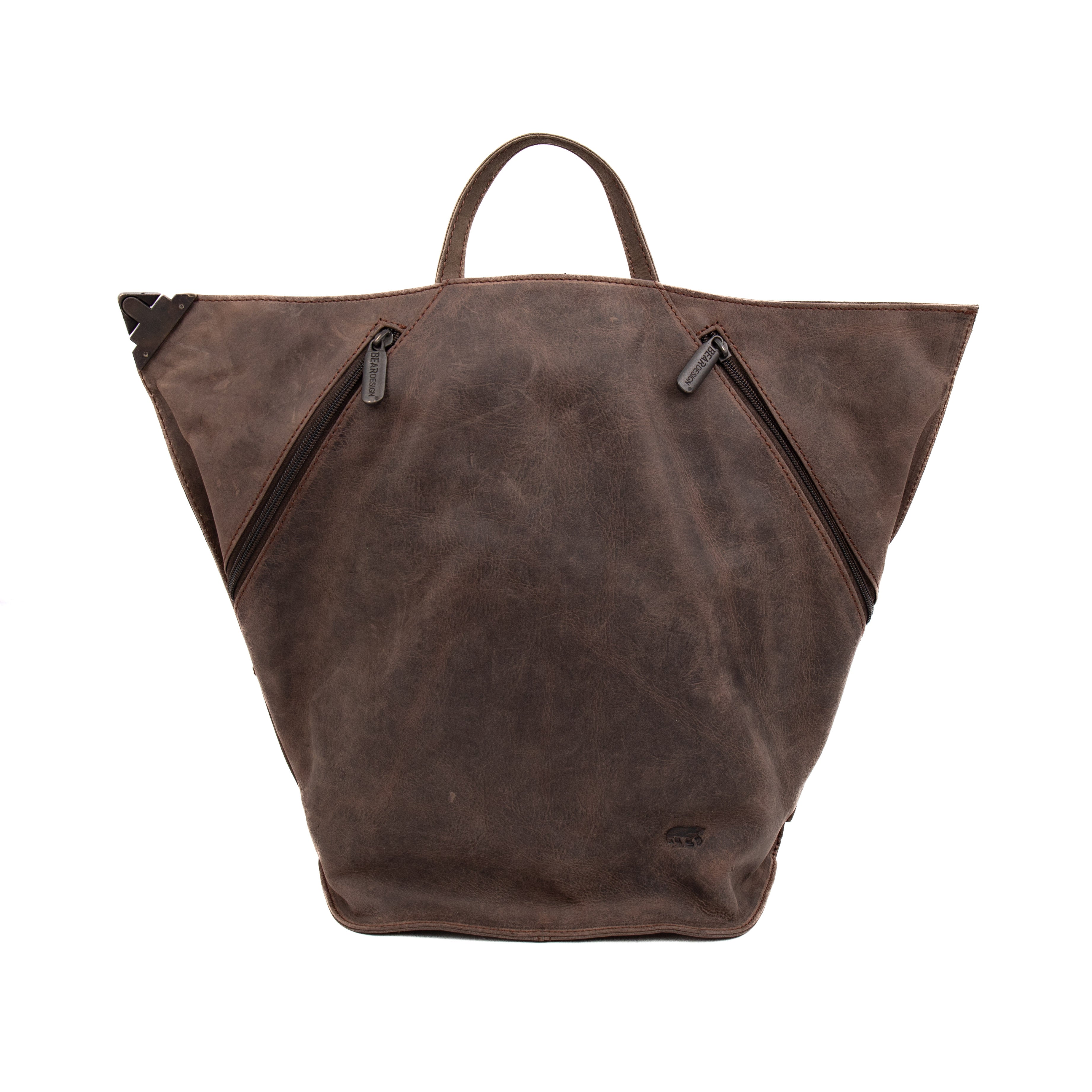 Folding backpack 'Lisa' brown