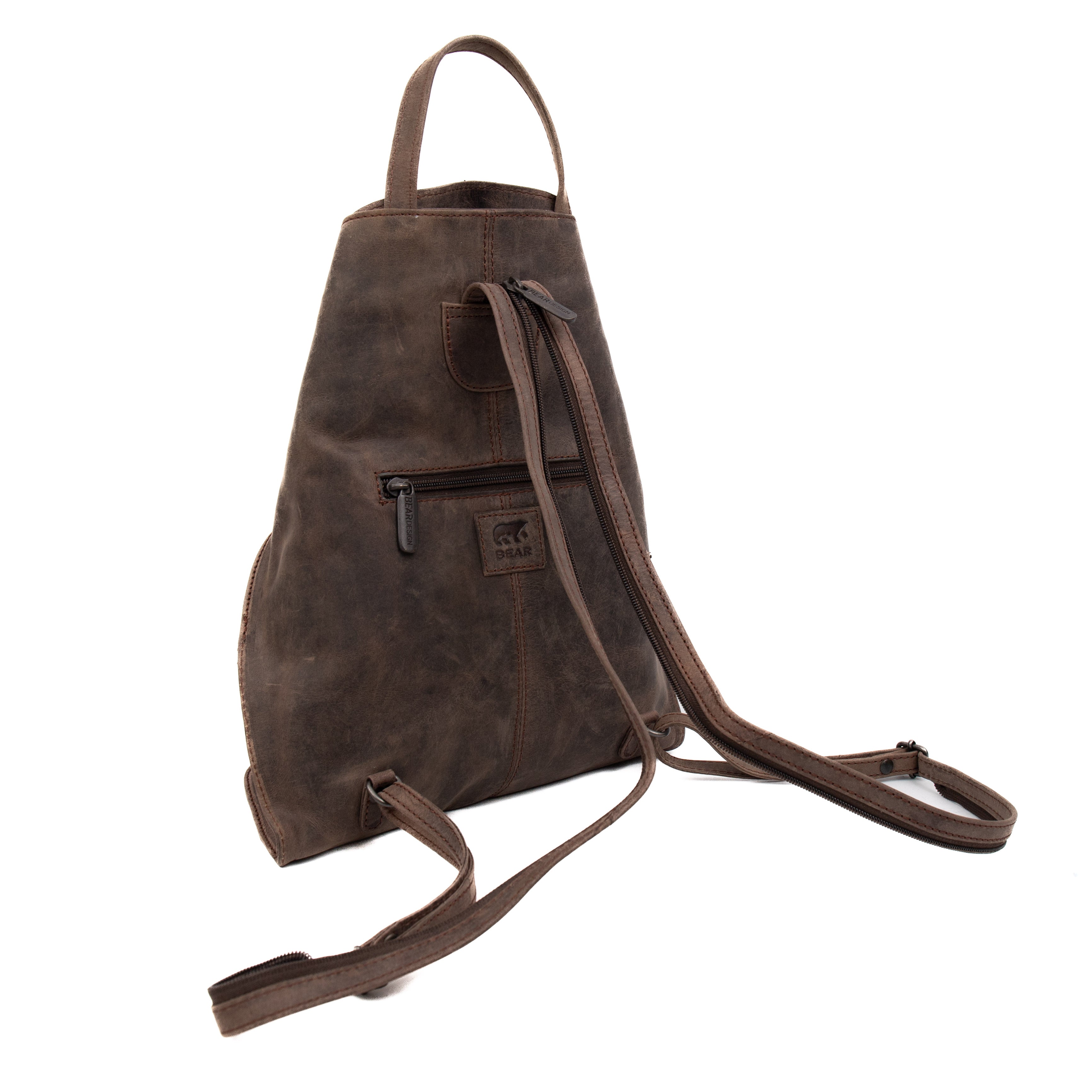 Folding backpack 'Lisa' brown