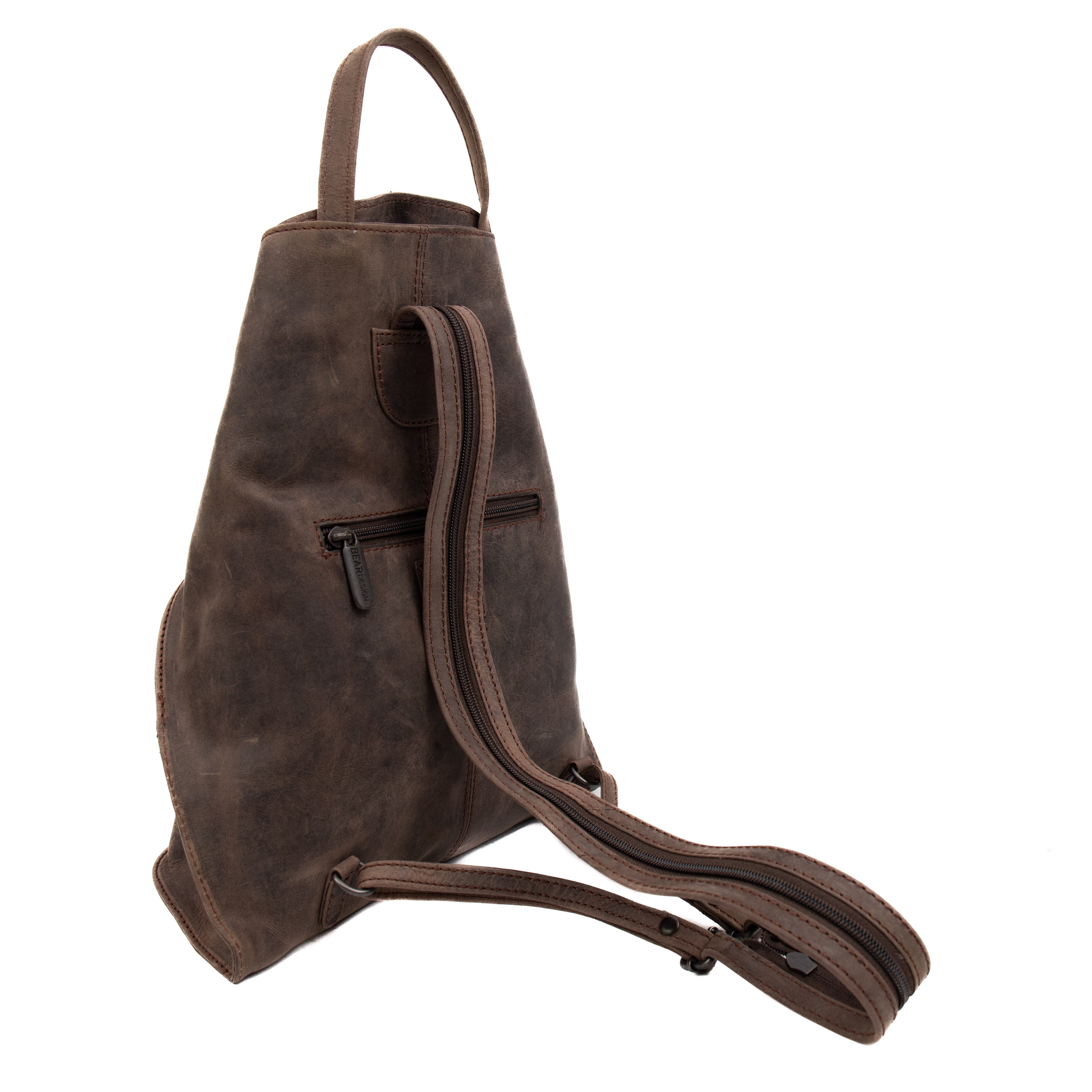 Folding backpack 'Lisa' brown