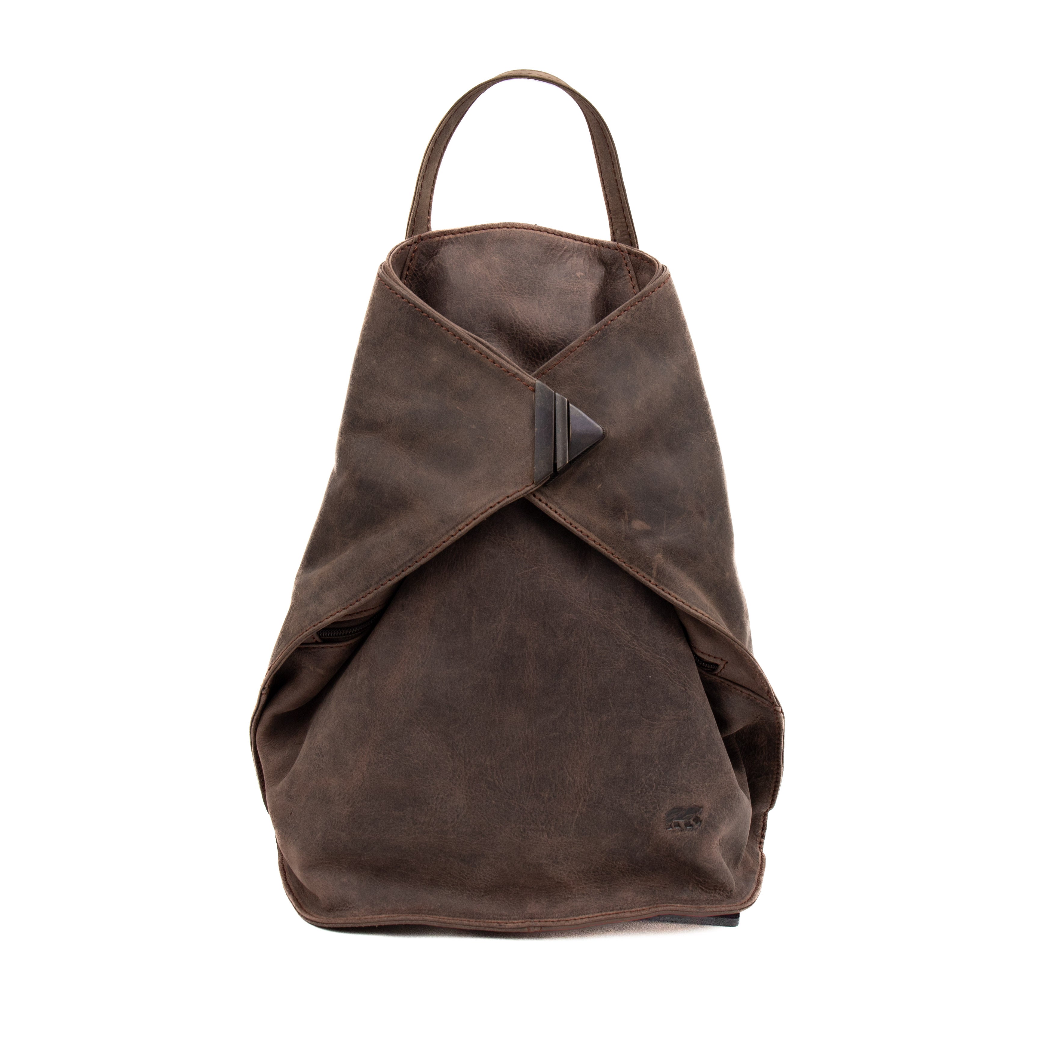 Folding backpack 'Lisa' brown