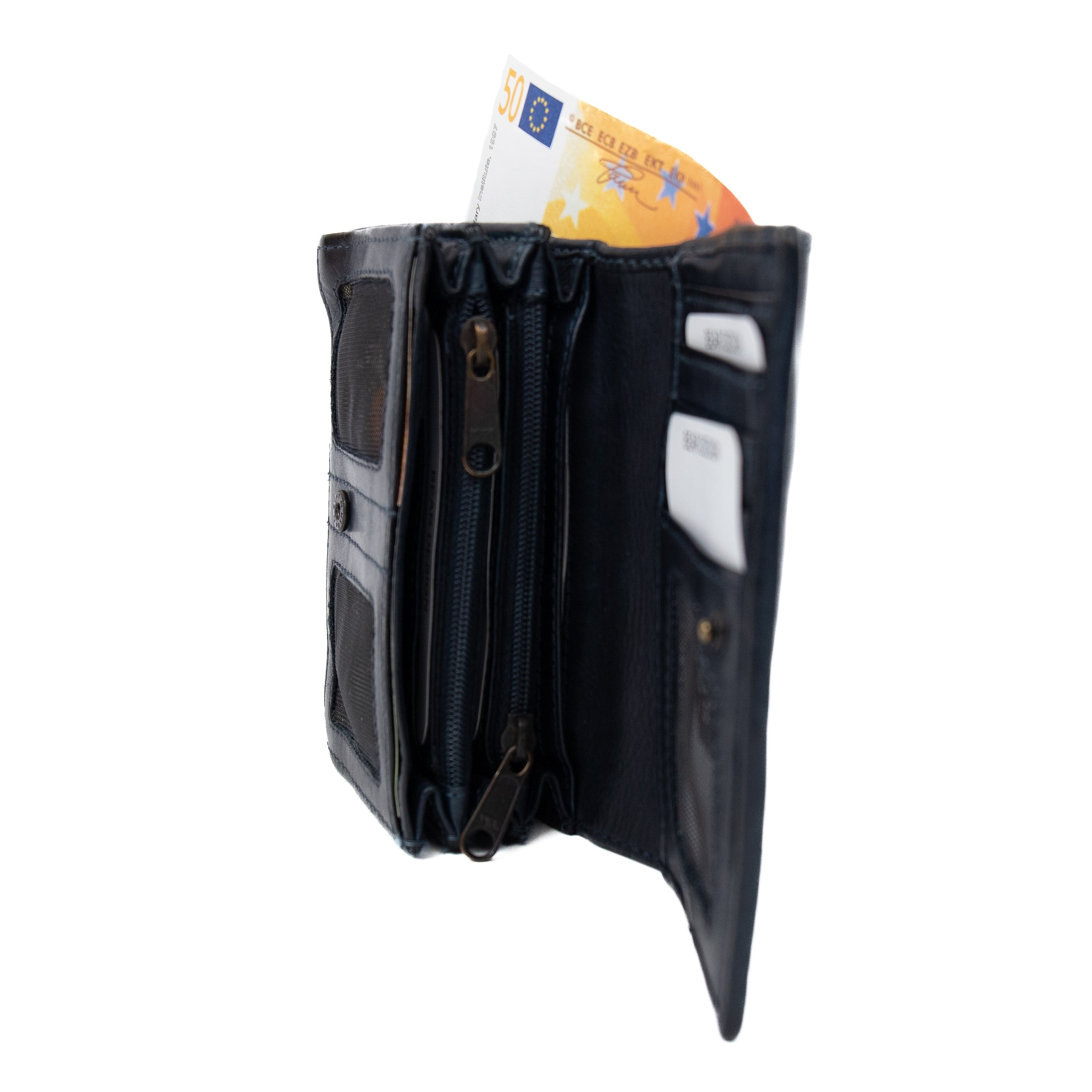 Flap wallet 'Nina' dark blue
