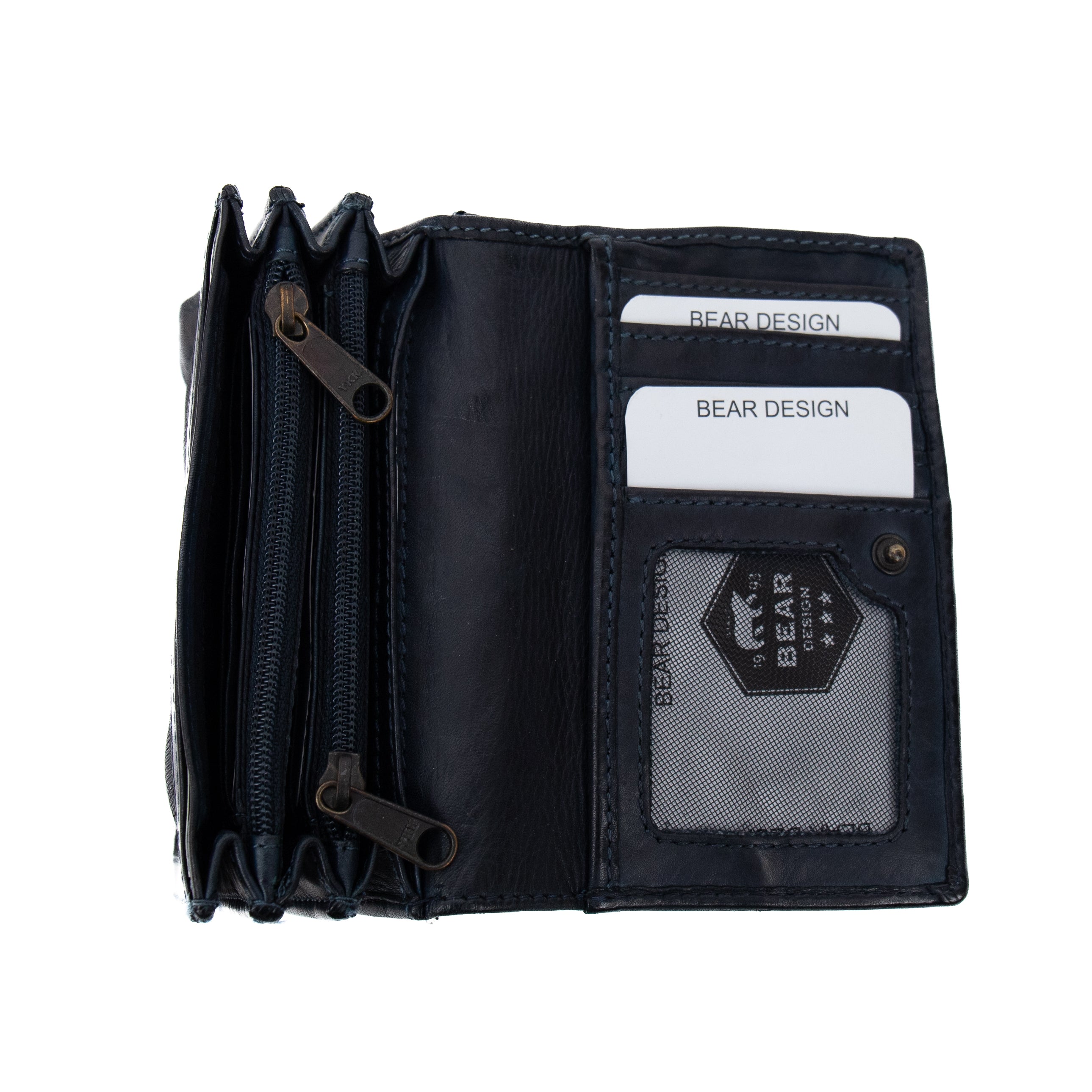 Flap wallet 'Nina' dark blue
