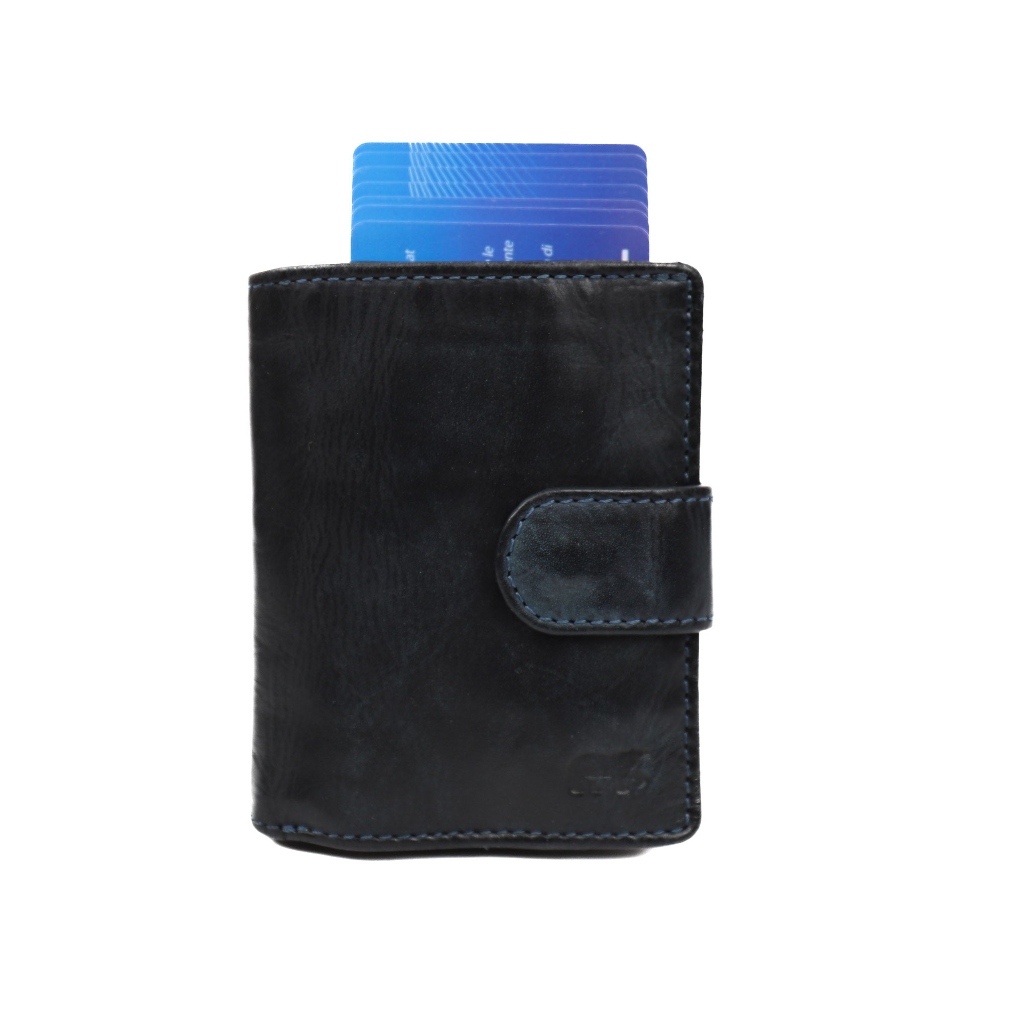 Card holder 'Bobby' dark blue - CL 15689