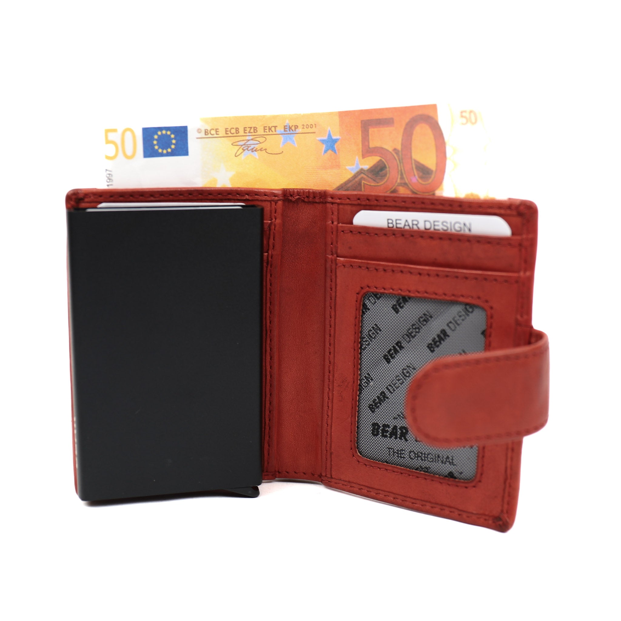 RFID pasjeshouder 'Bobby' rood