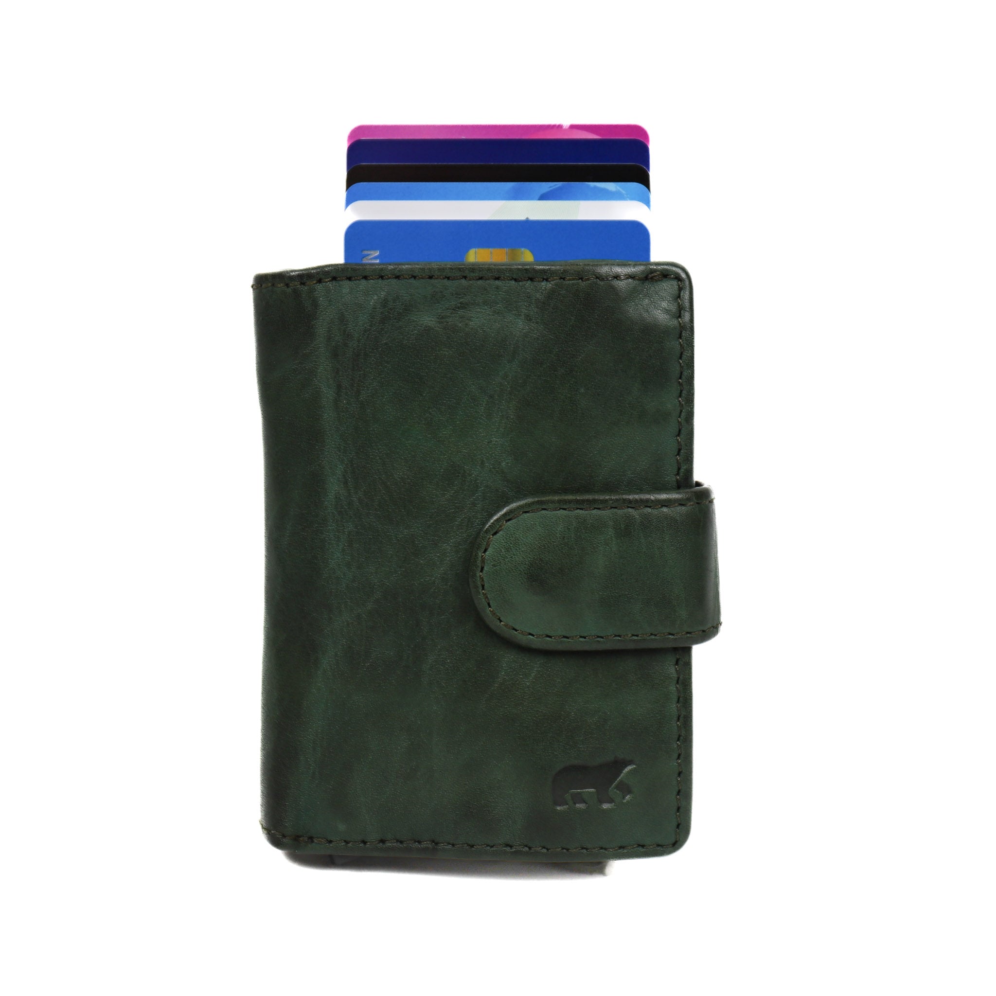 Card holder 'Bobby' green - CL 15689