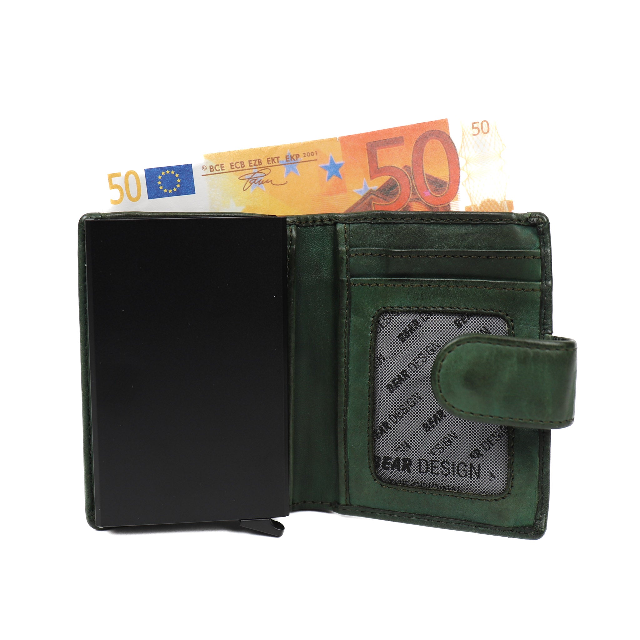 Card holder 'Bobby' green - CL 15689