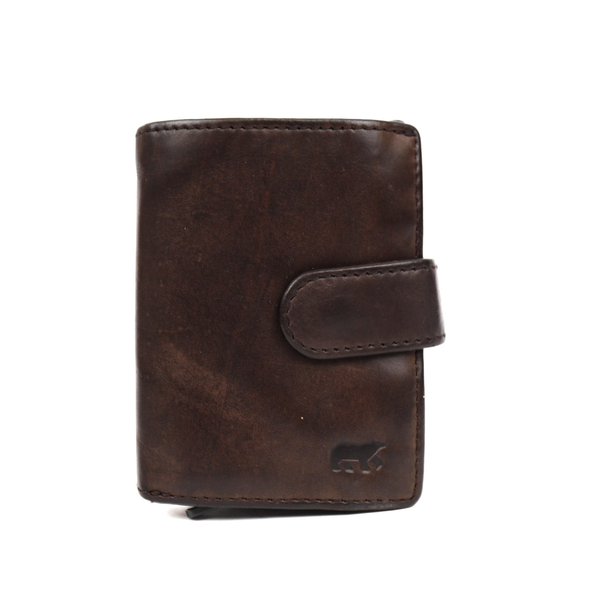 Card holder 'Bobby' dark brown - CL 15689