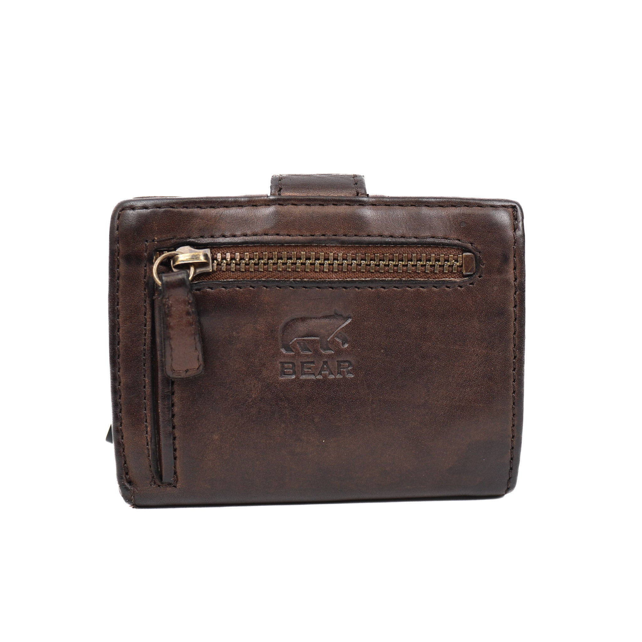 Card holder 'Bobby' dark brown - CL 15689