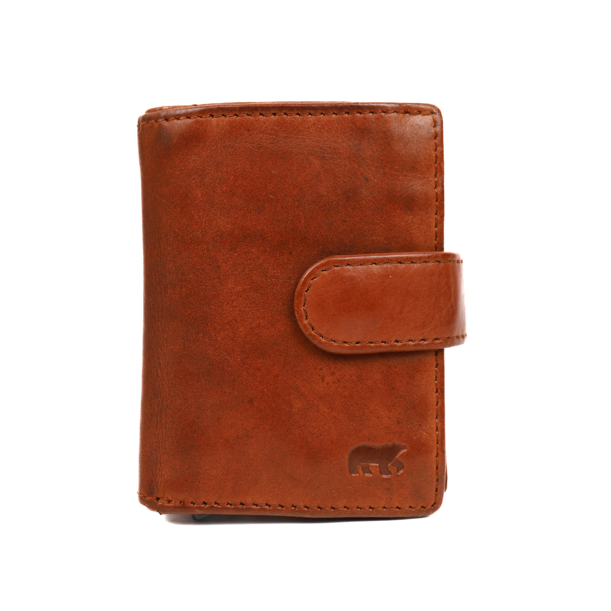 Card holder 'Bobby' cognac - CL 15689