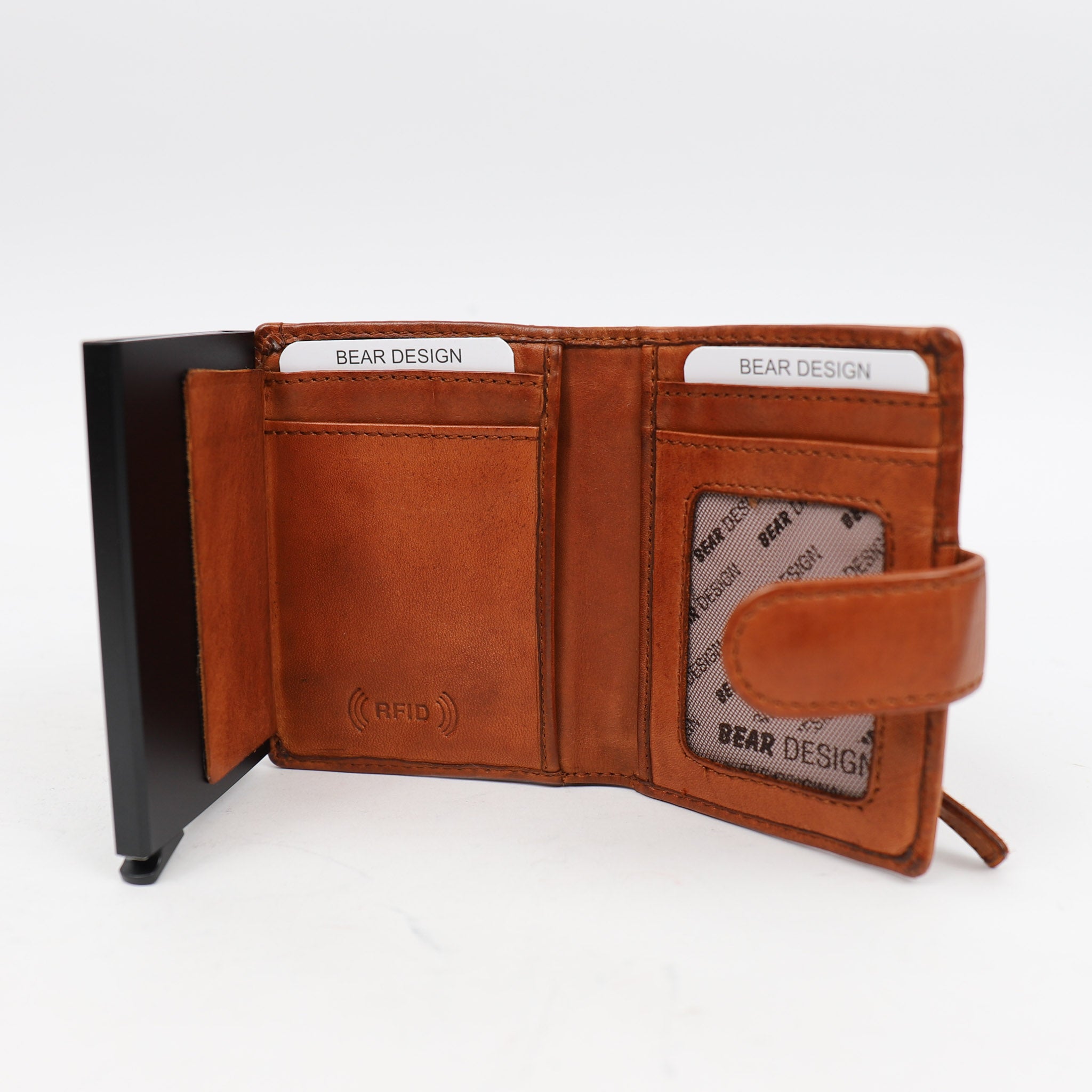 Card holder 'Bobby' cognac - CL 15689