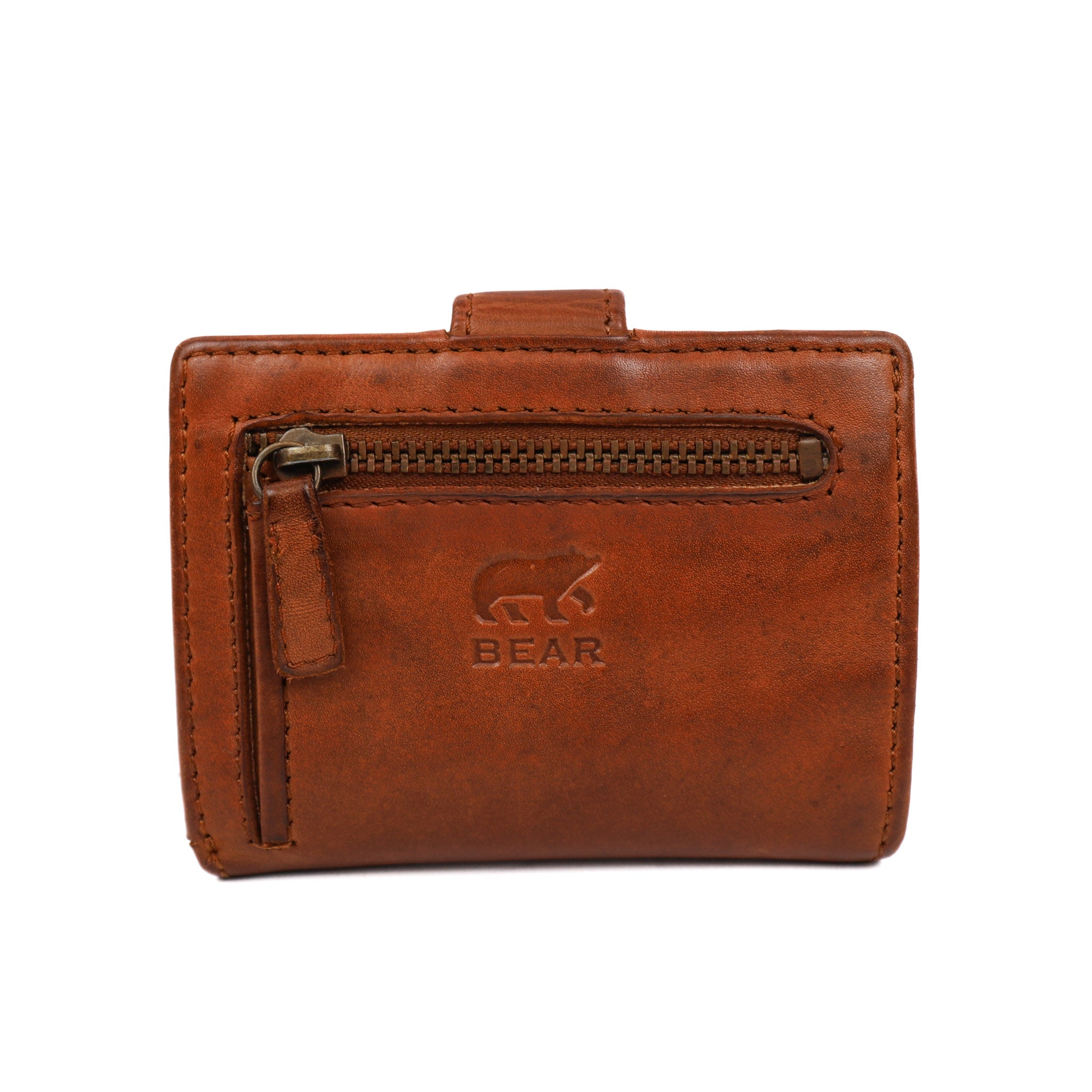 Card holder 'Bobby' cognac - CL 15689