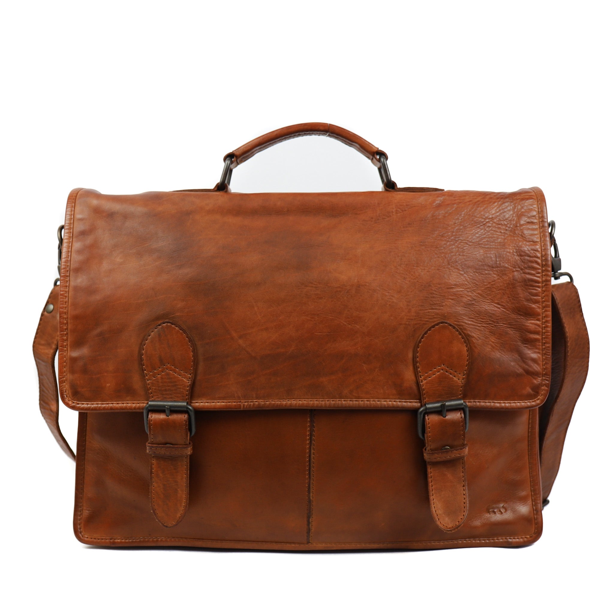 Briefcase 'Guus' cognac