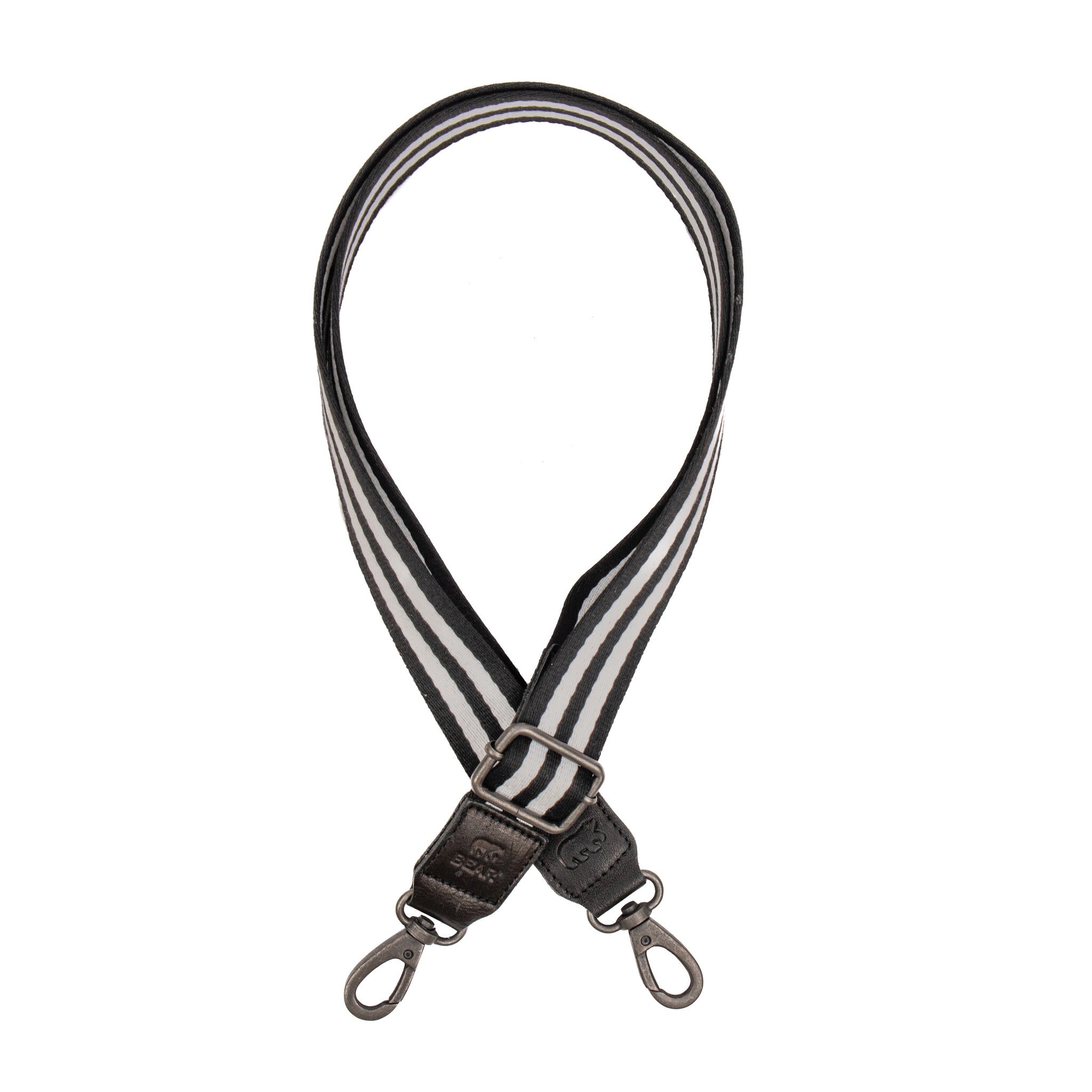 Bag strap 'Puck' black/white