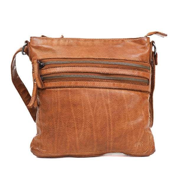 Shoulder bag 'Luna' cognac