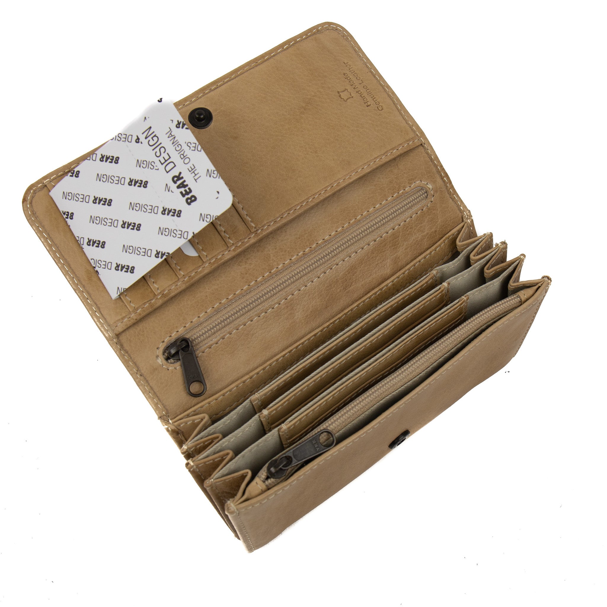 Flap wallet 'Noor' beige
