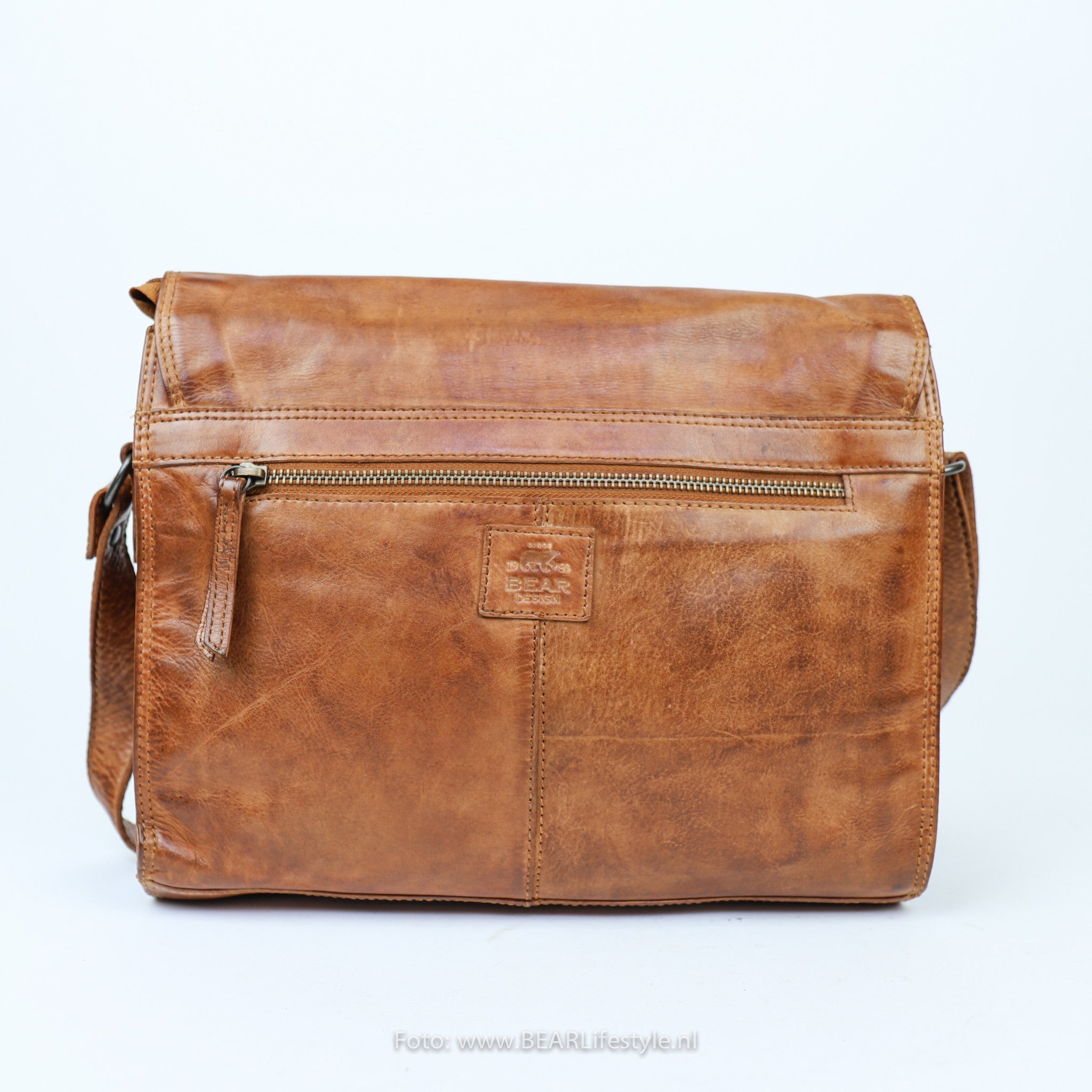 Shoulder bag 'Hanna' cognac - CL 40027