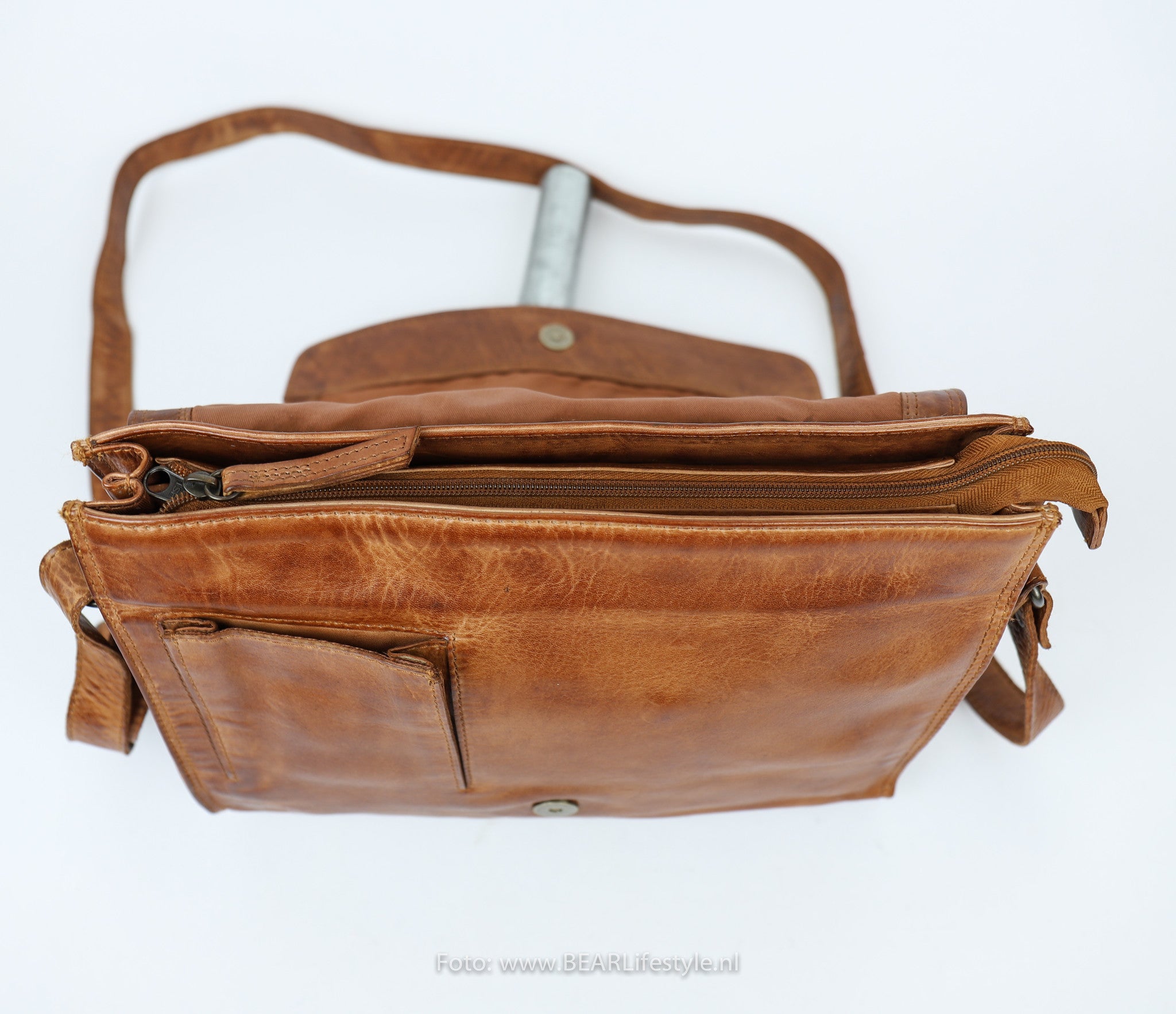 Shoulder bag 'Hanna' cognac - CL 40027