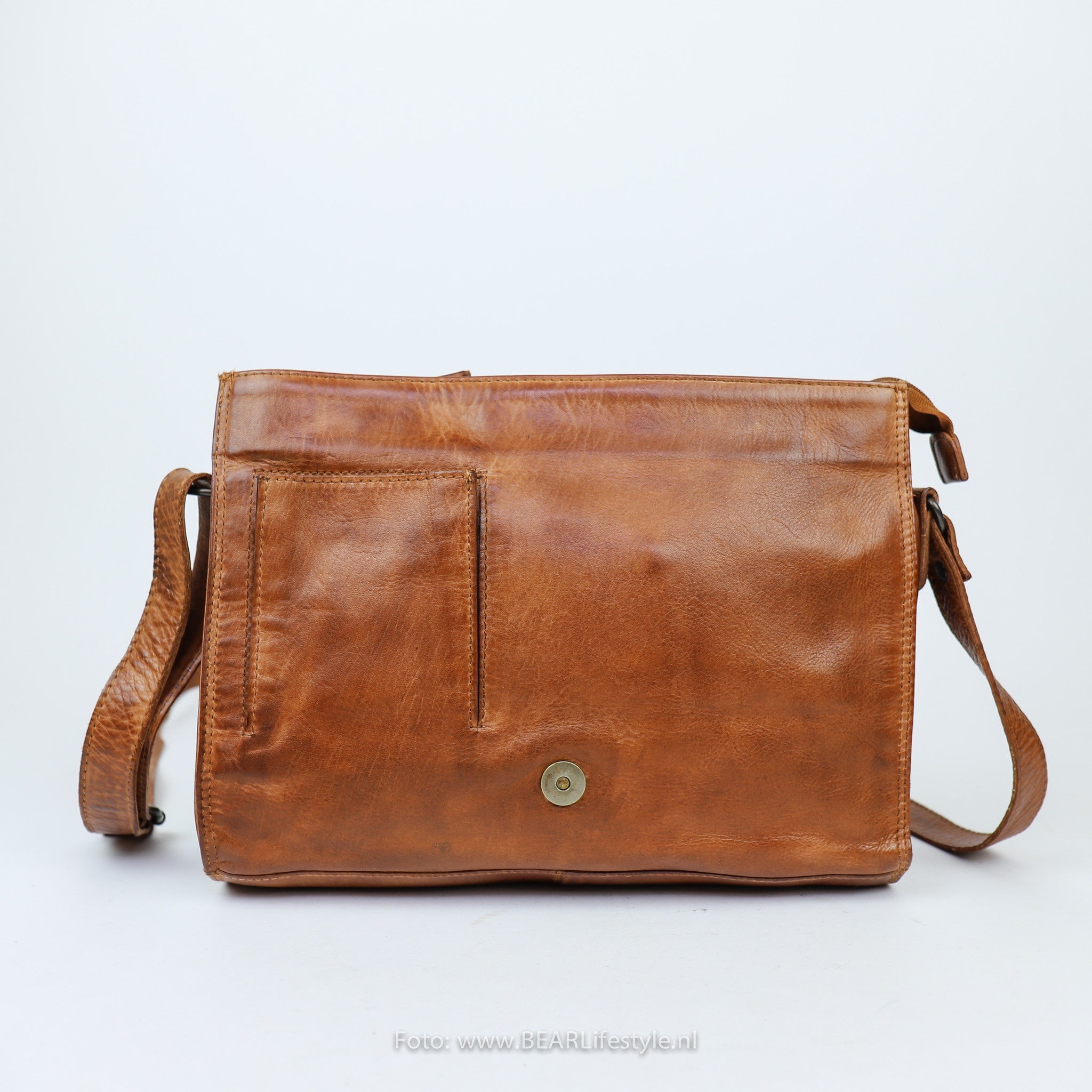 Shoulder bag 'Hanna' cognac - CL 40027