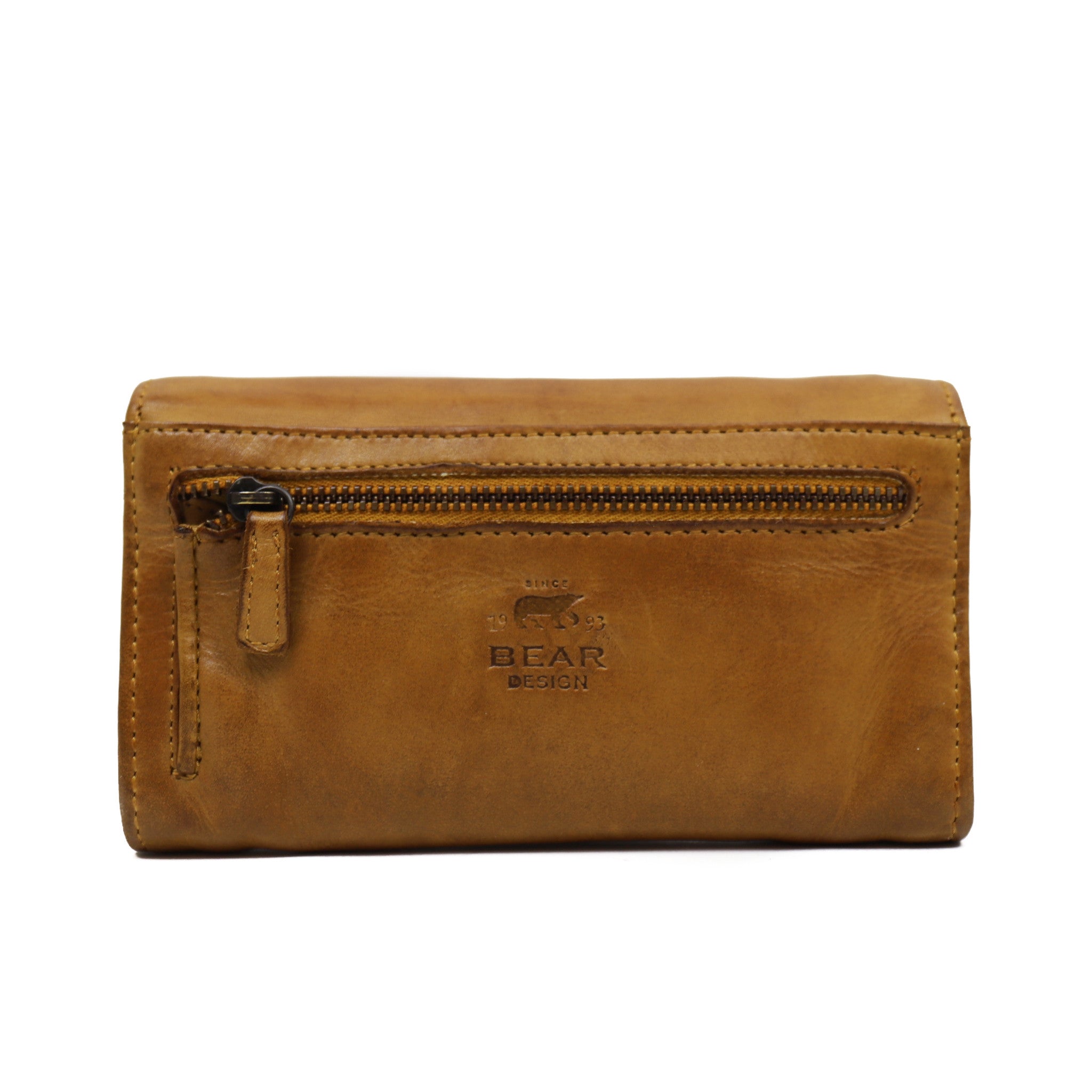 Wrap wallet 'Noor' yellow ocher - CL 9918