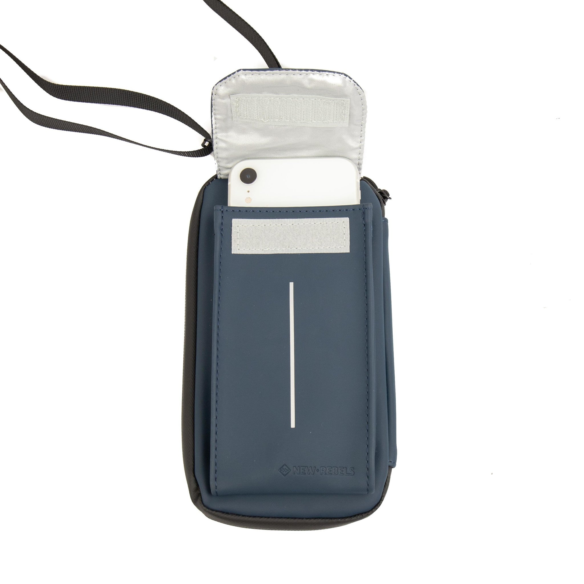 Telefoontasje 'Mart' donkerblauw