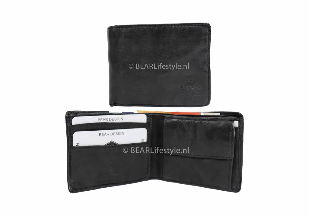 Billfold 'Fabian' zwart - CL 8754