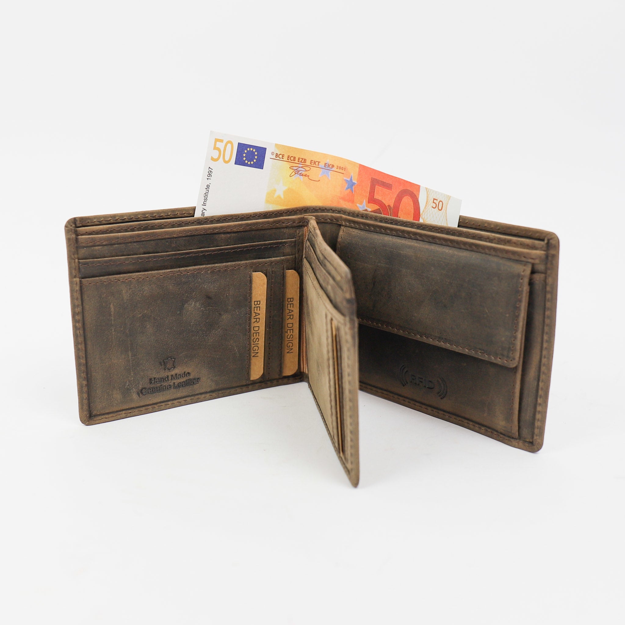 Billfold 'Floris' bruin