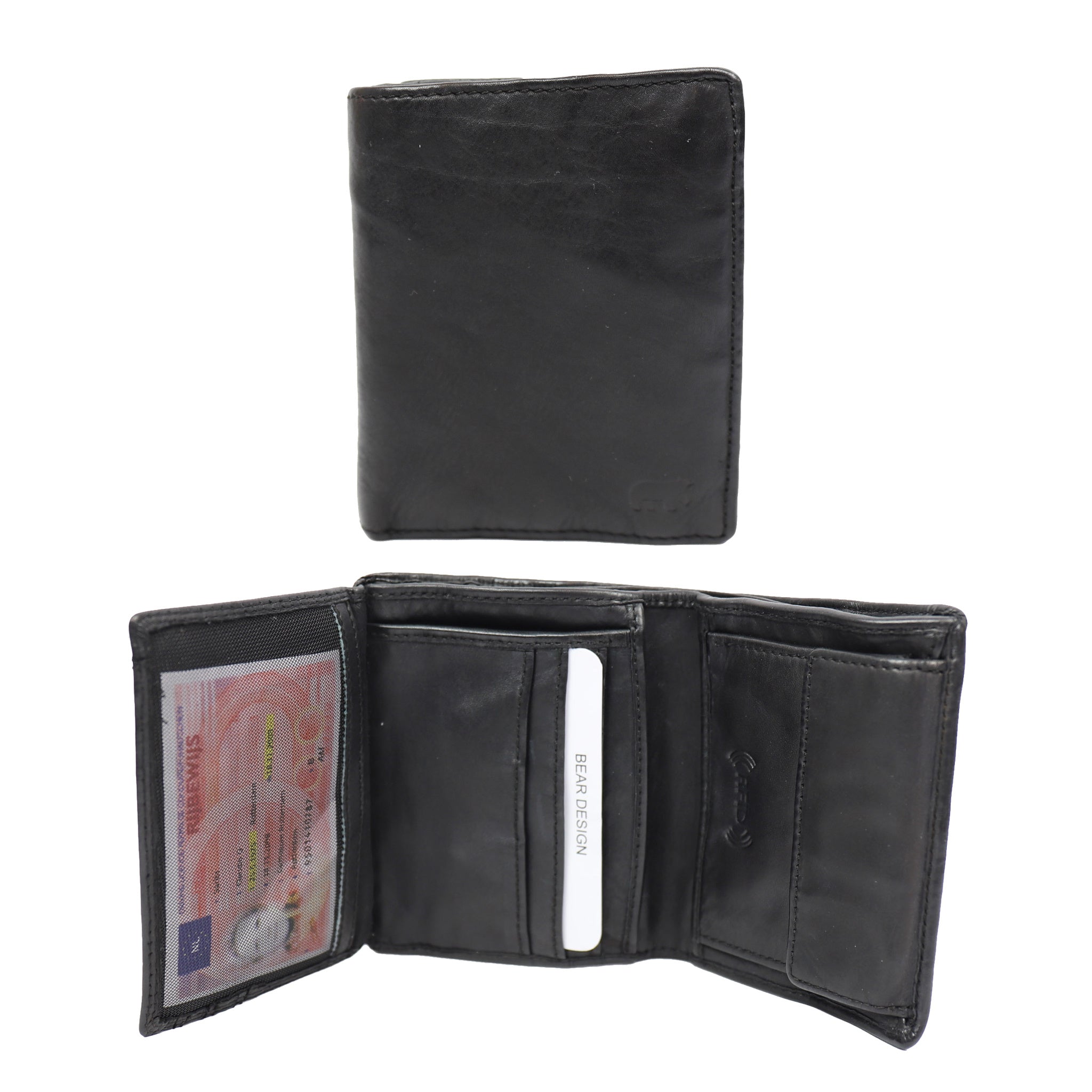 Billfold 'Harold' zwart - CL 14985
