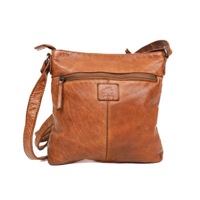 Shoulder bag 'Luna' cognac