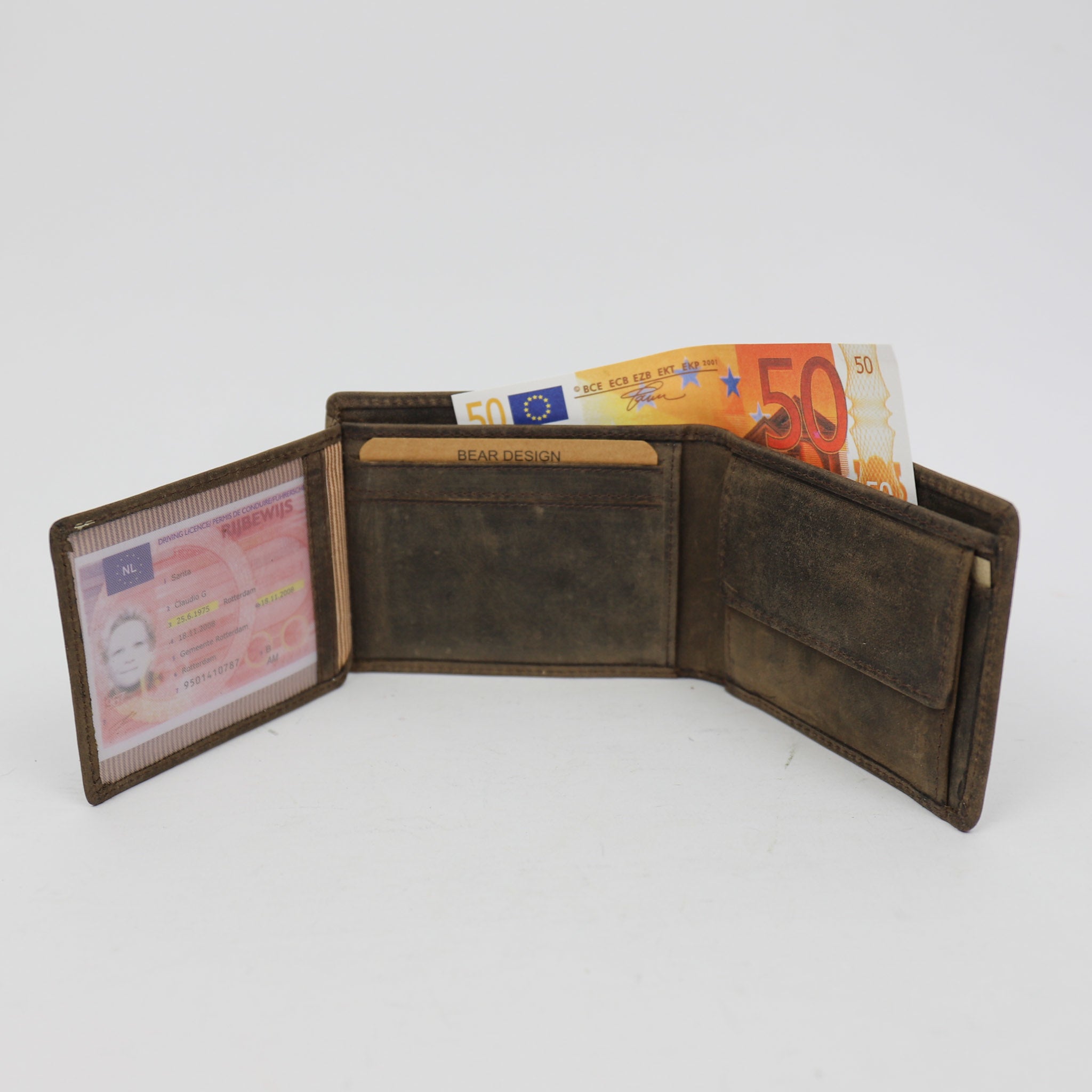 Billfold 'Lucas' brown