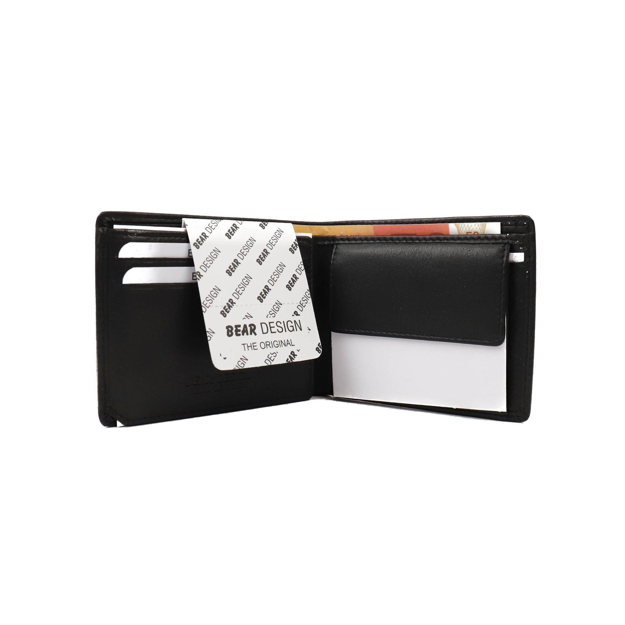 Billfold 'Lucas' zwart basic