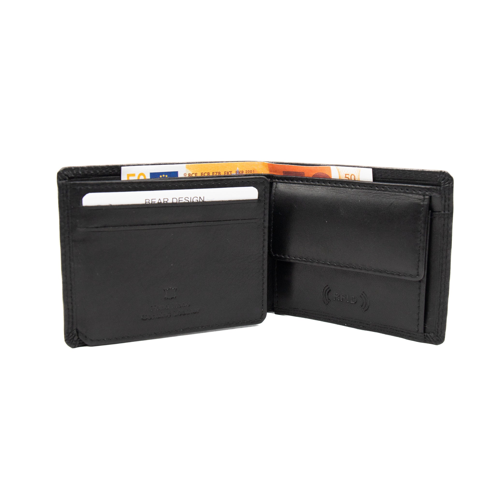 Billfold 'Lucas' zwart chique