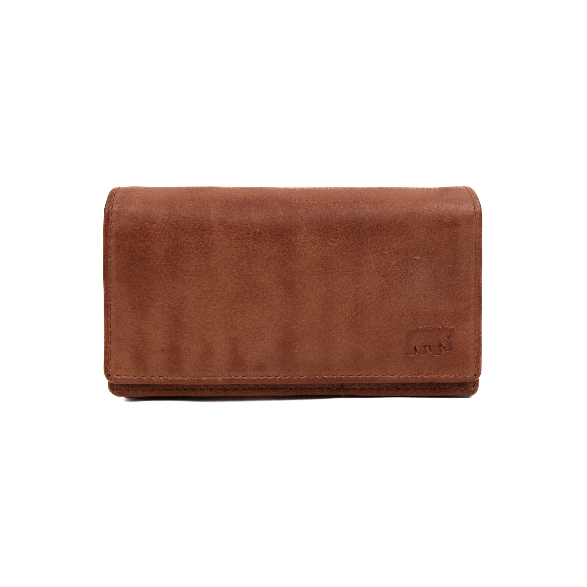 Overslag portemonnee 'Brigitte' cognac - CP 6700
