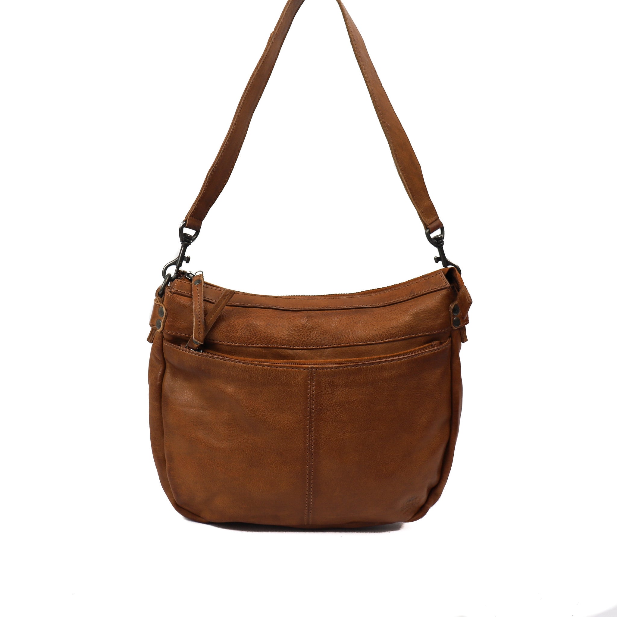 Pouch bag 'Tania' cognac