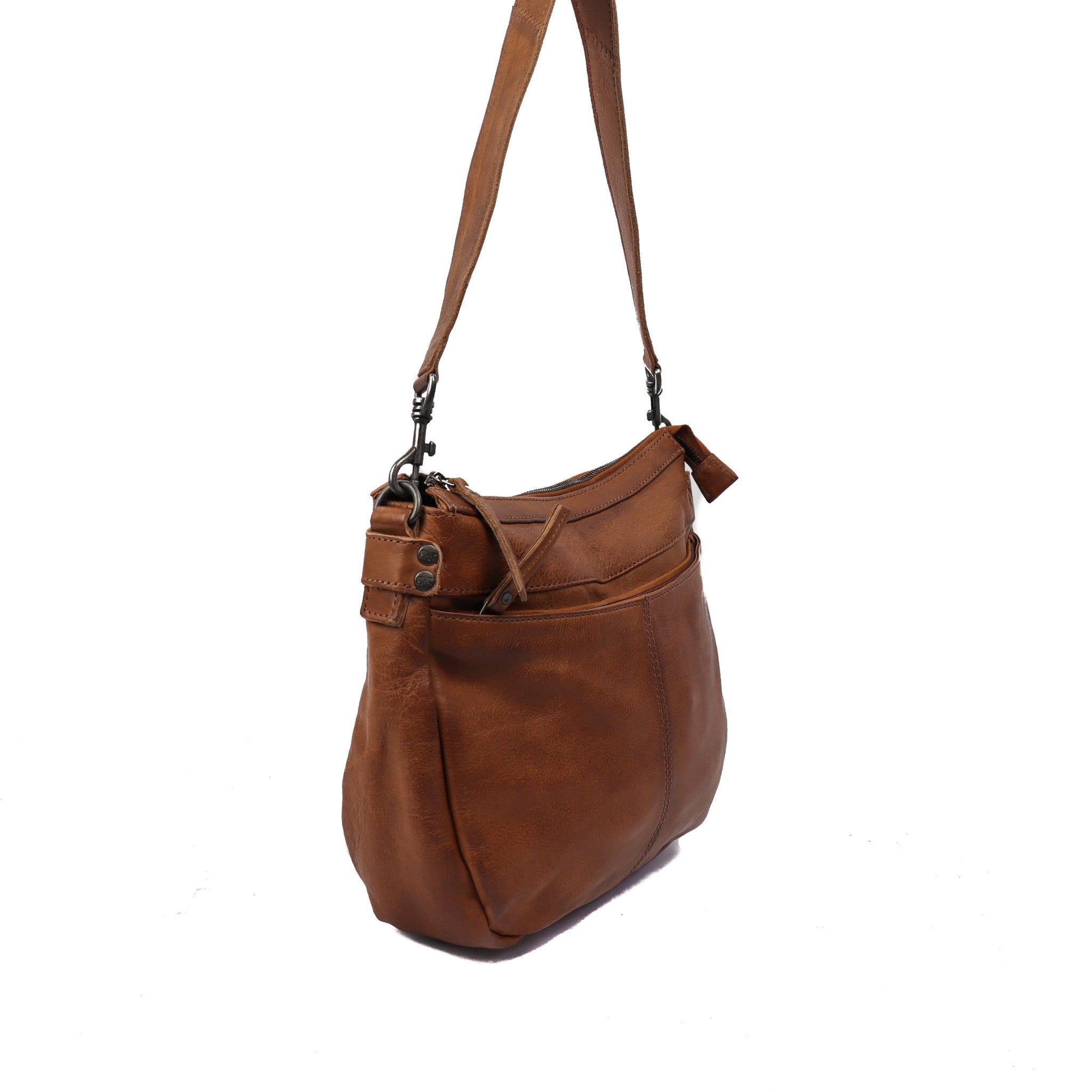 Pouch bag 'Tania' cognac