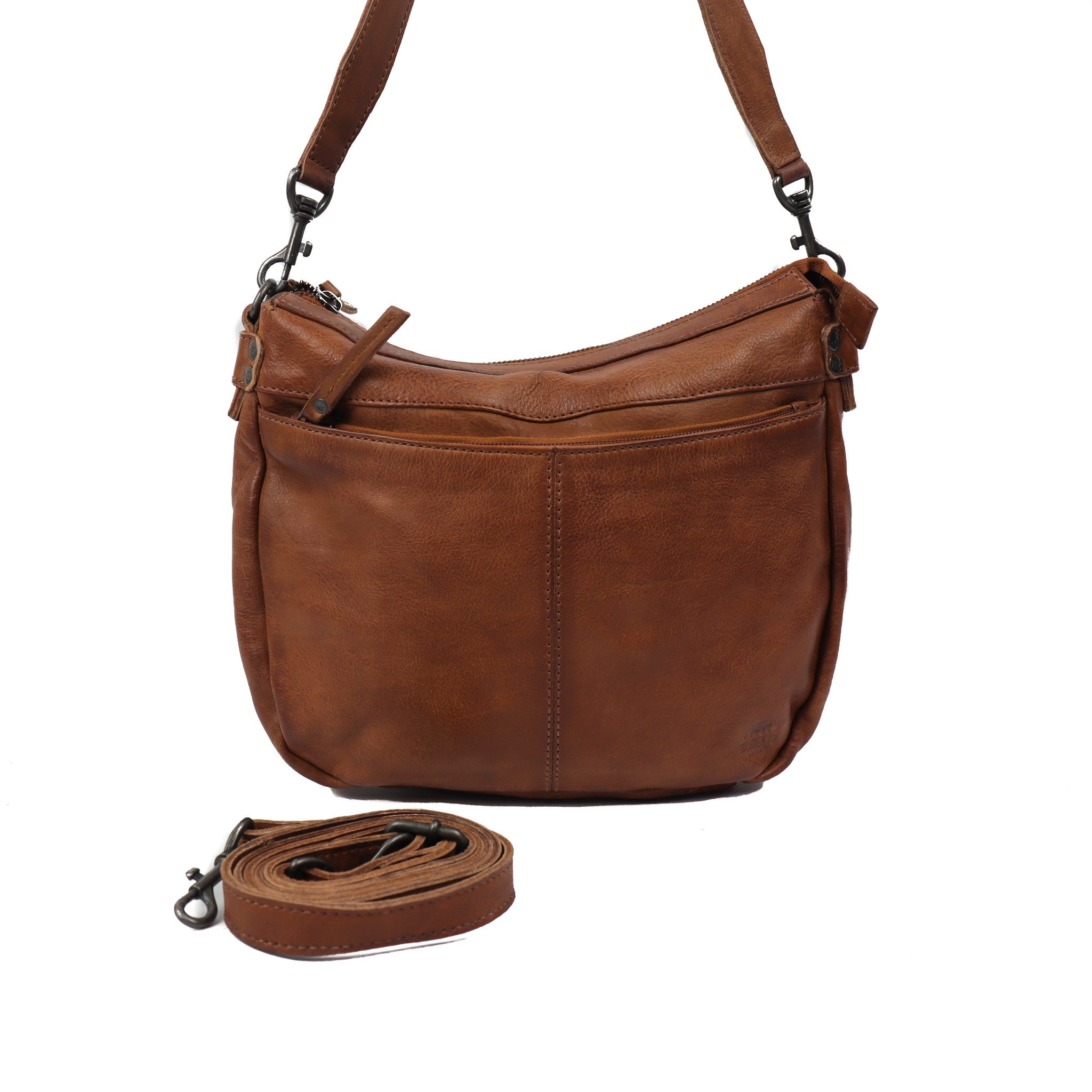 Pouch bag 'Tania' cognac