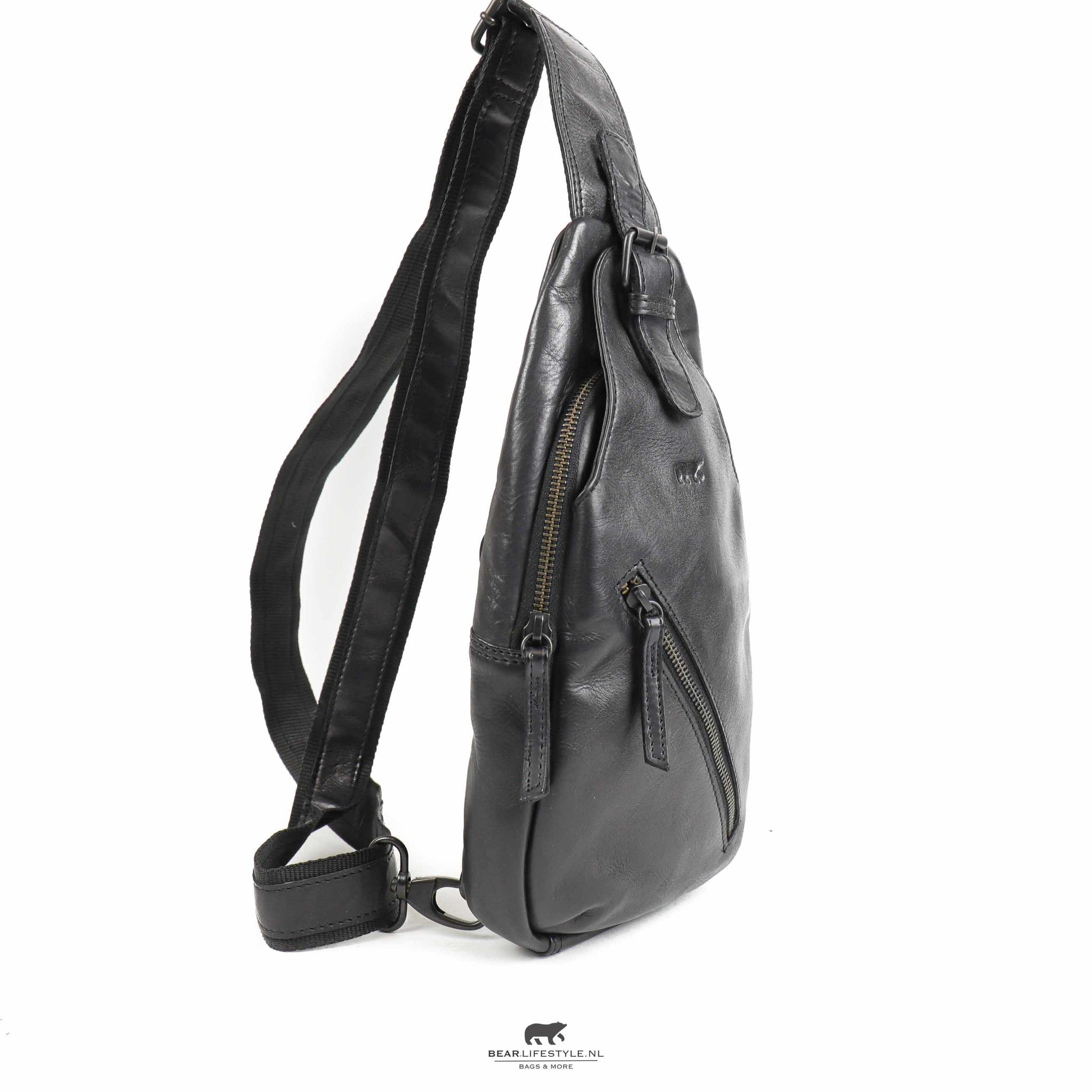 Crossbody tas 'Daley' zwart