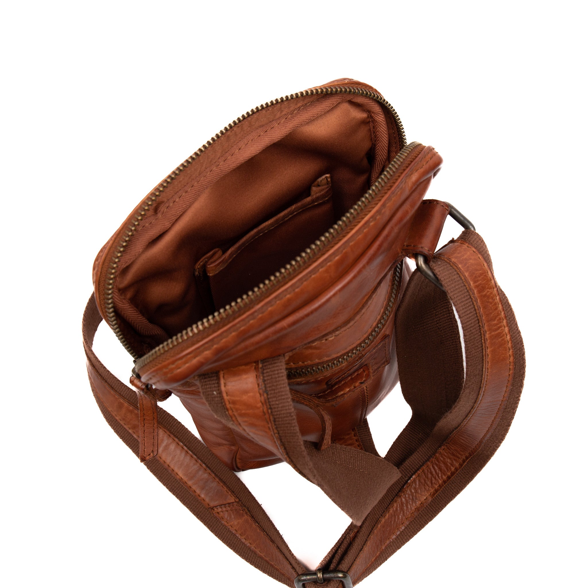 Crossbody tas 'Sasha' cognac