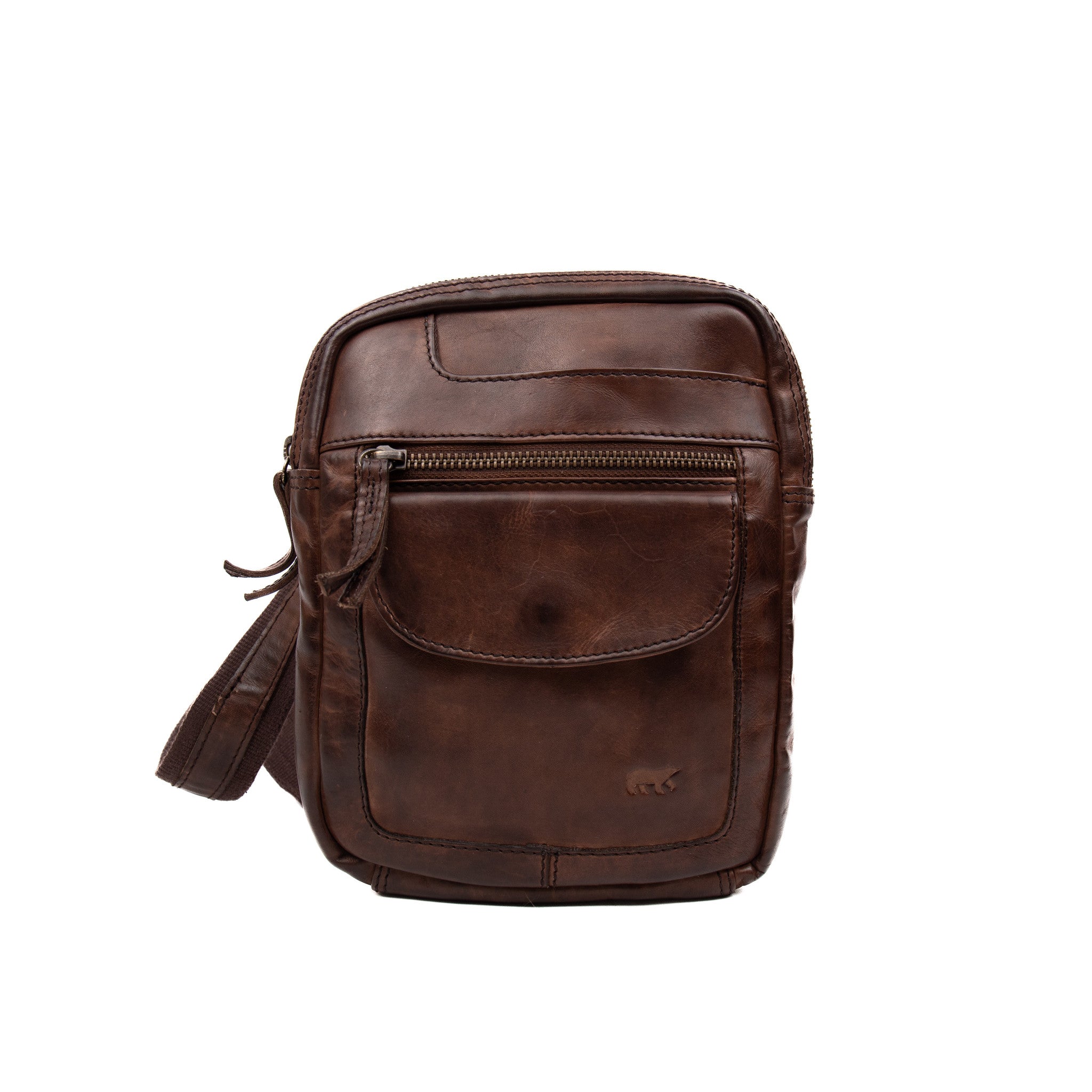 Crossbody tas 'Sasha' donkerbruin