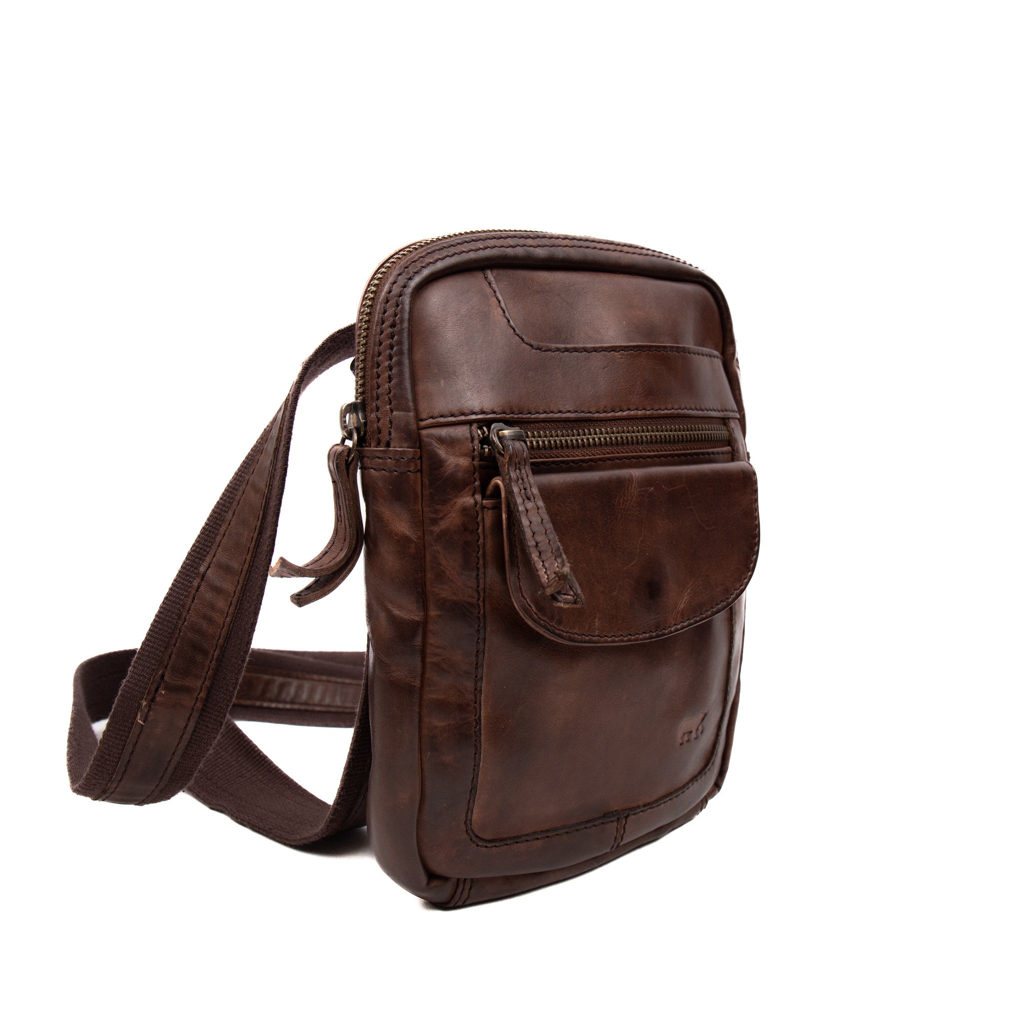 Crossbody tas 'Sasha' donkerbruin