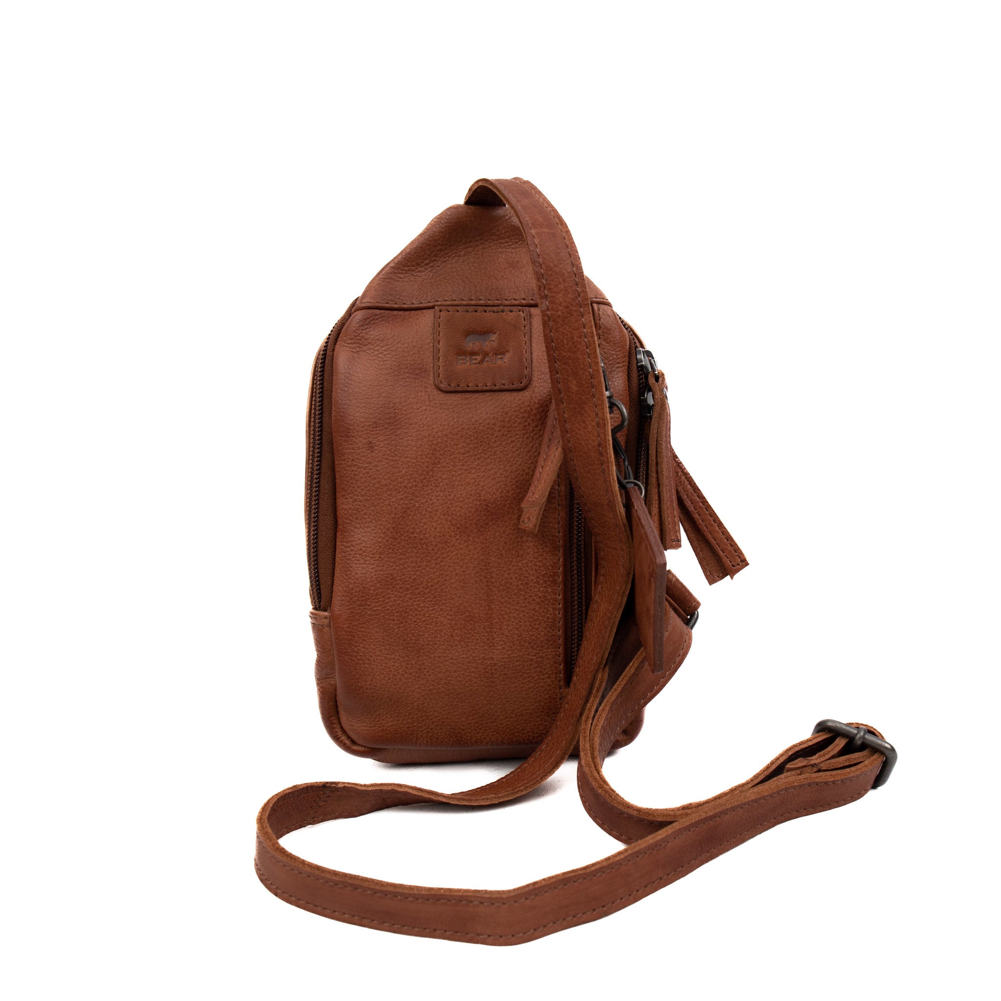 Crossbody bag 'Katinka' cognac